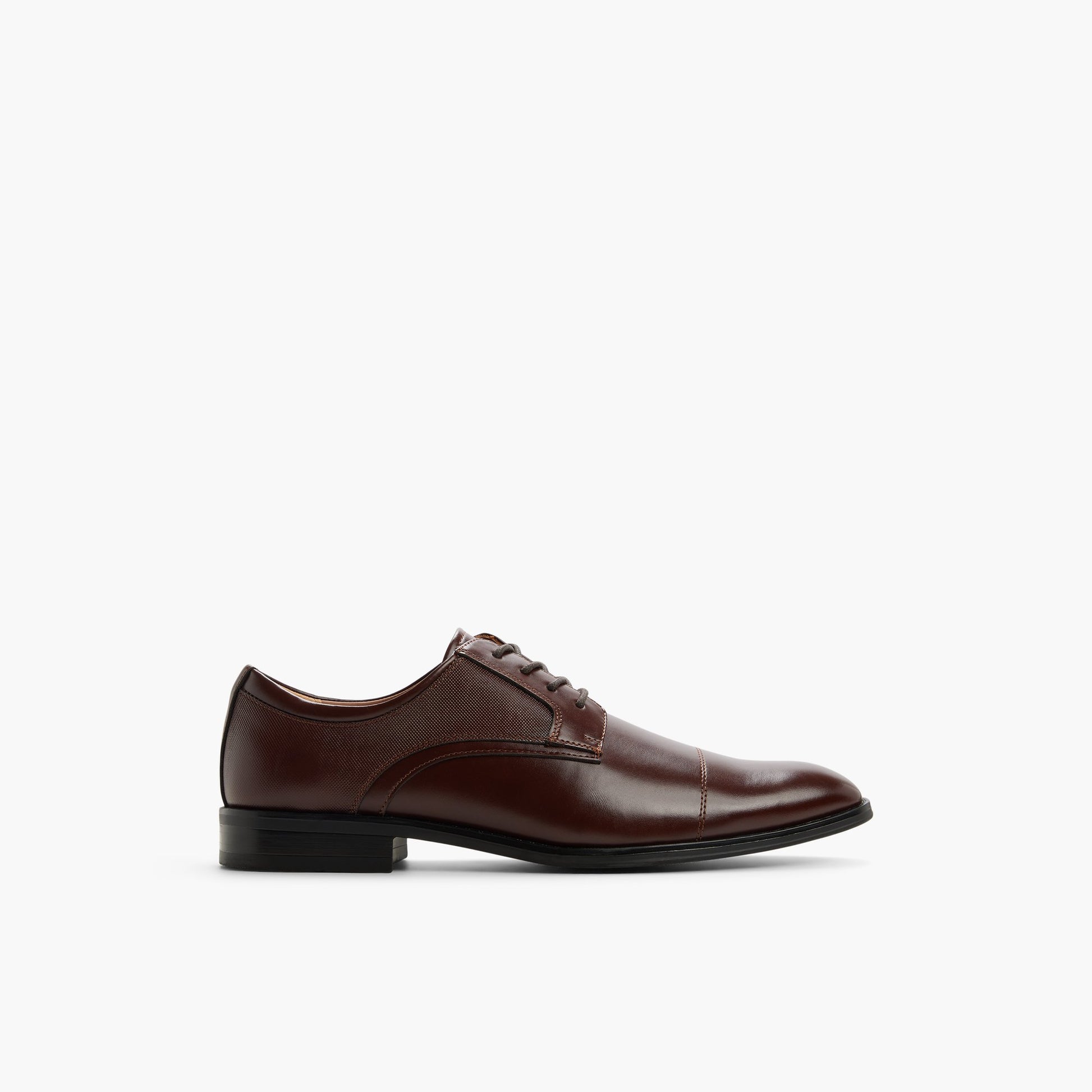 Test FR:Main View of Marron Foncé Peck Chaussures derby for Hommes