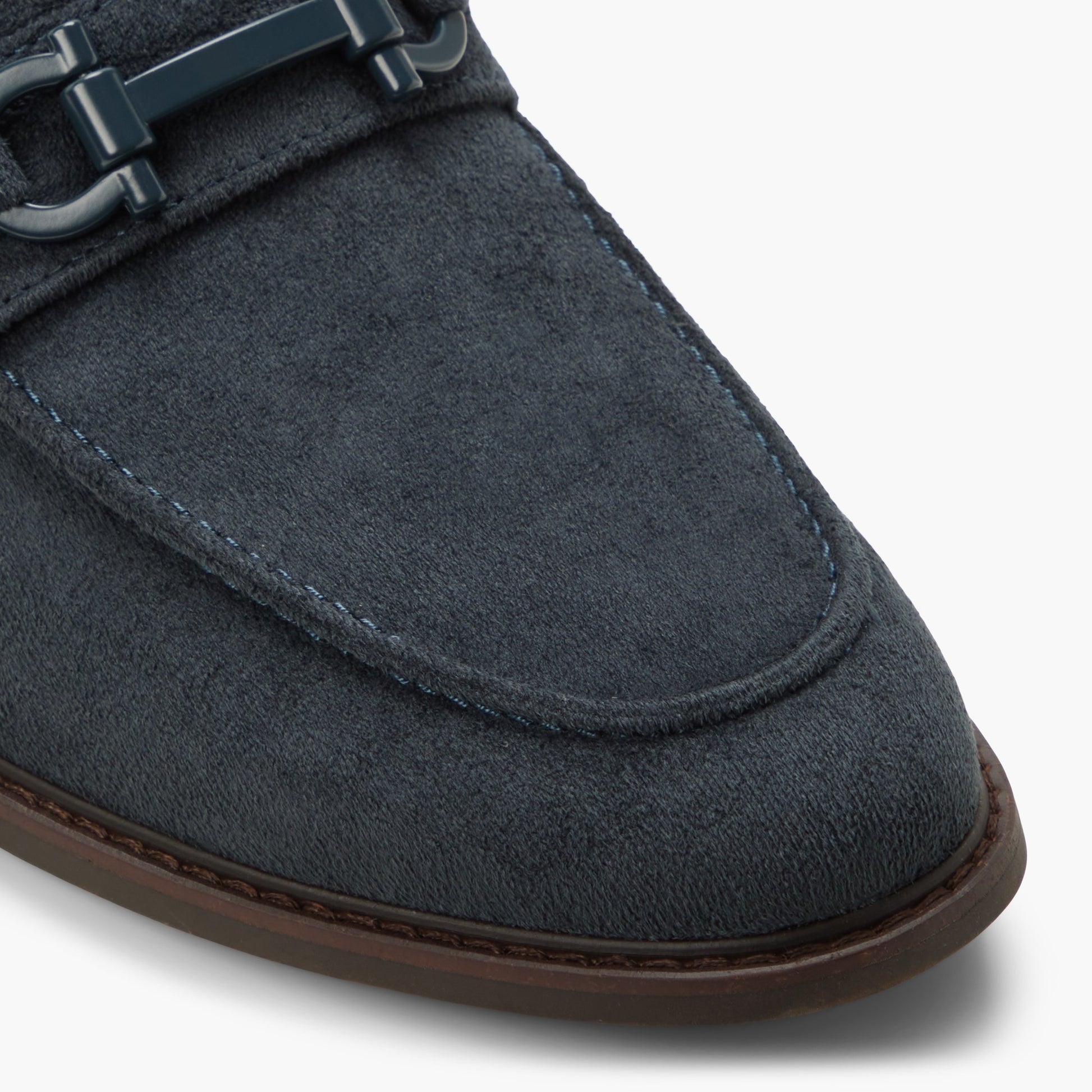Close-up of the Navy Portola Loafers