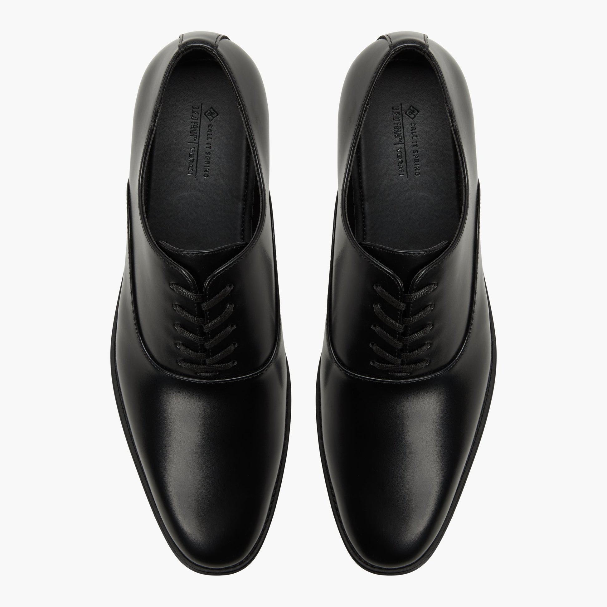 Test FR:Top-down view of the Noir Caraway Chaussures oxford