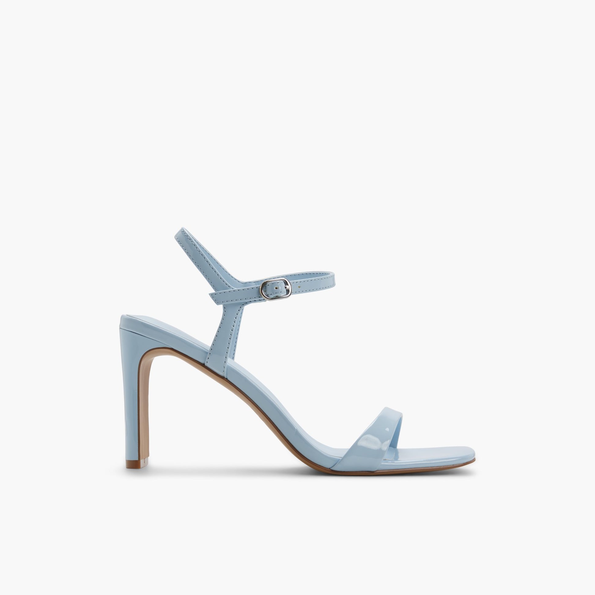 Test FR:Main View of Bleu Clair Muuse Sandales à talon haut for Femmes