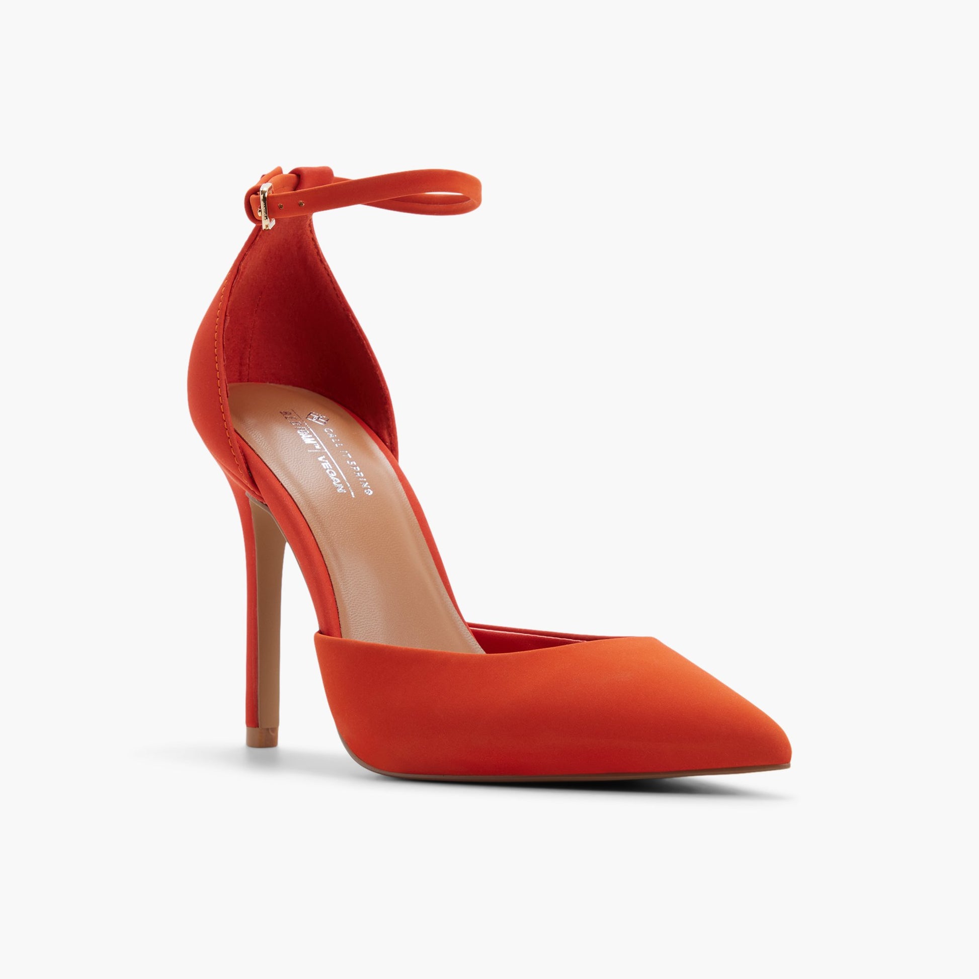 Three-quarter angle of Orange Surii High Heel Pumps's front side