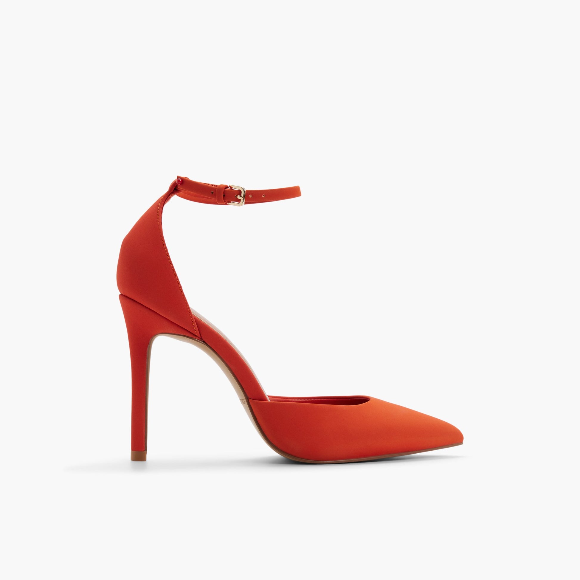 Main View of Orange Surii High Heel Pumps for Womens