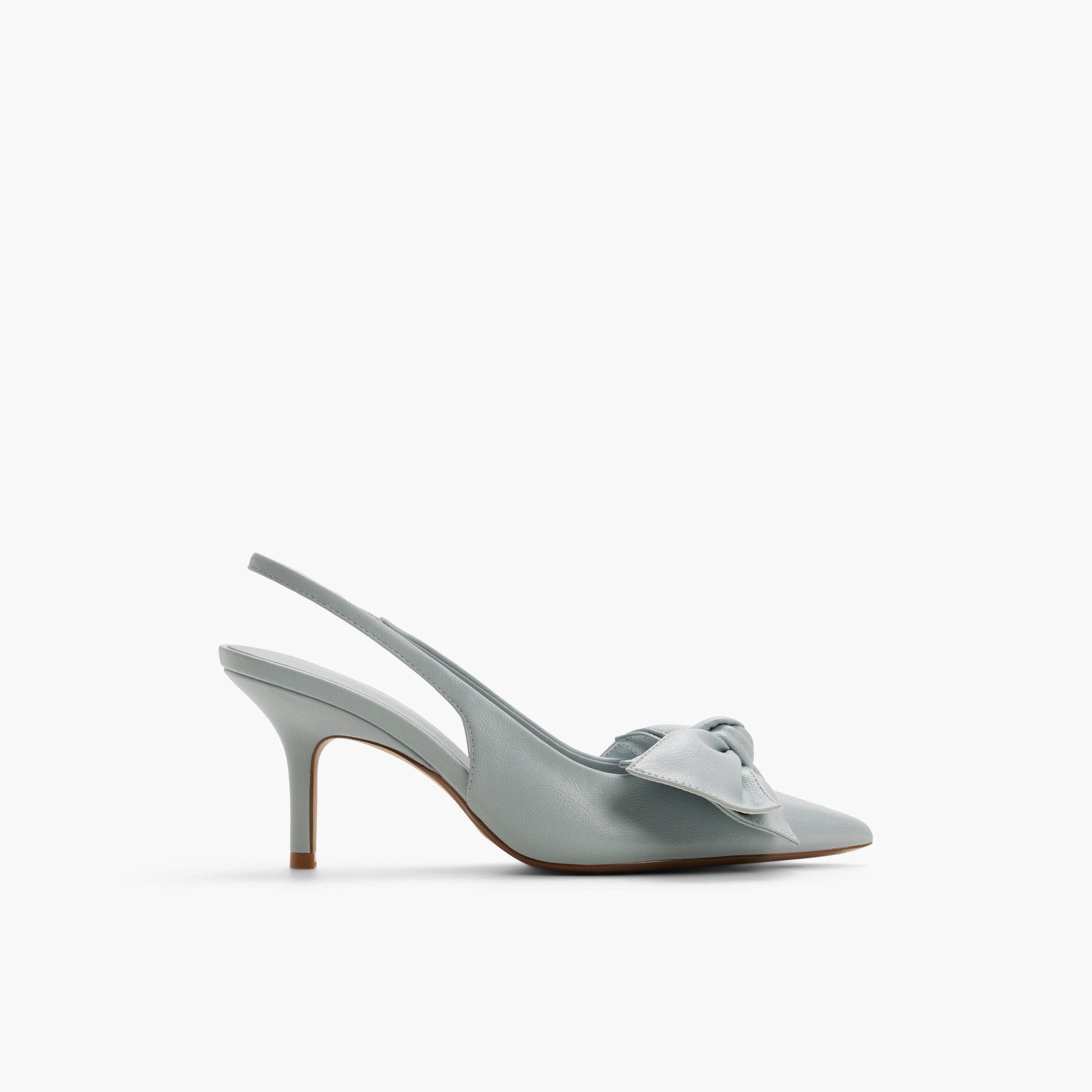 Main View of Light blue Atheena Slingback Heels for Womens