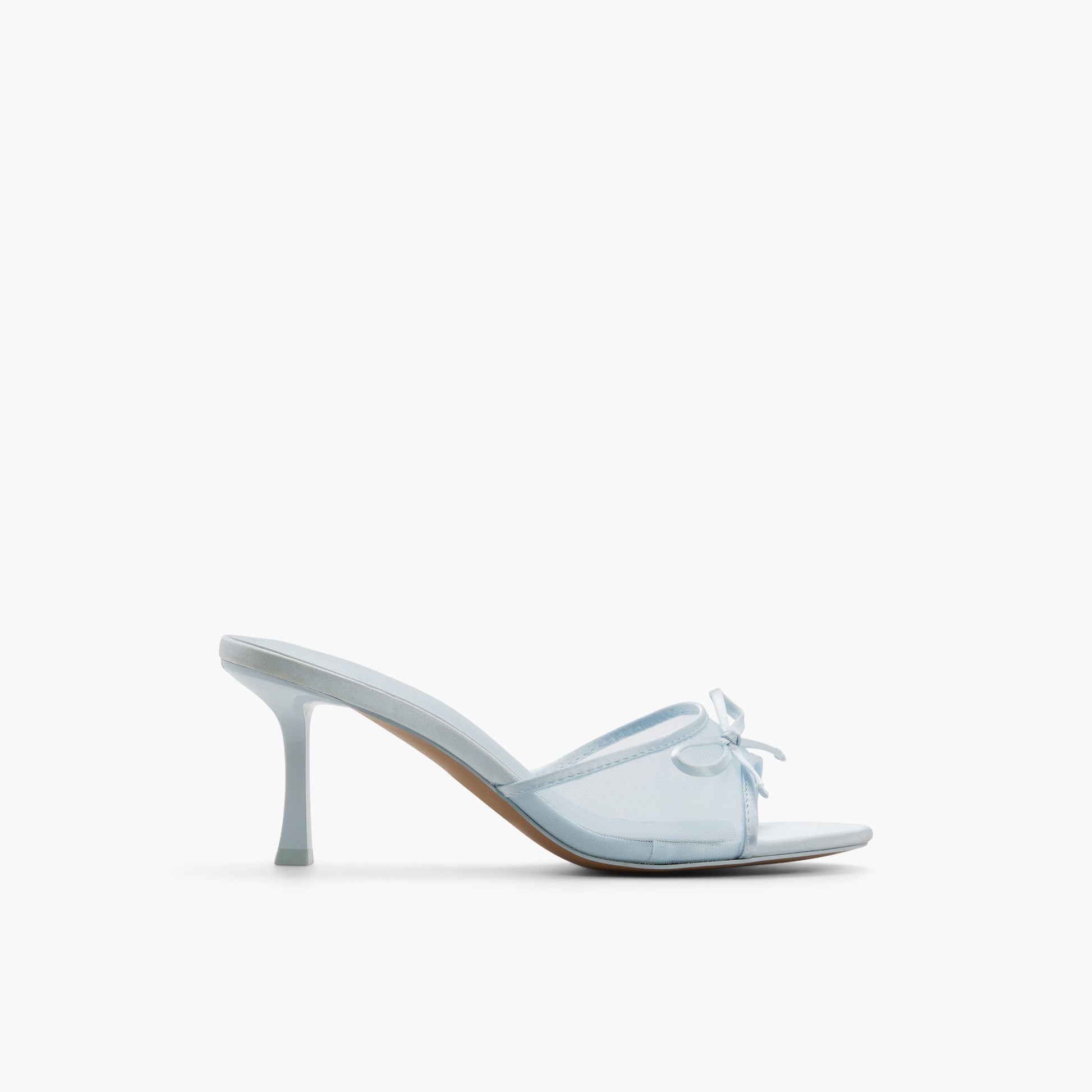 Test FR:Main View of Bleu Clair Bettiie Mules à talons moyens for Femmes