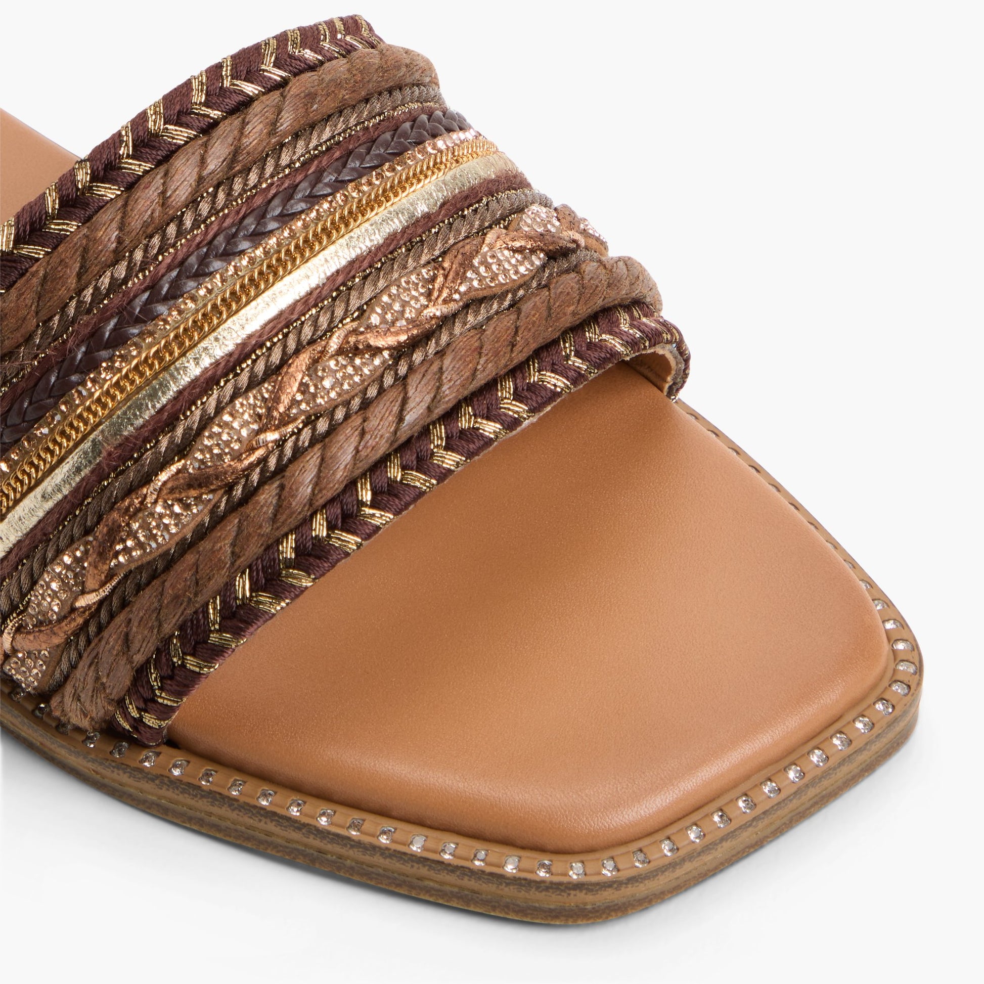 Close-up of the Brown Indiya Slides