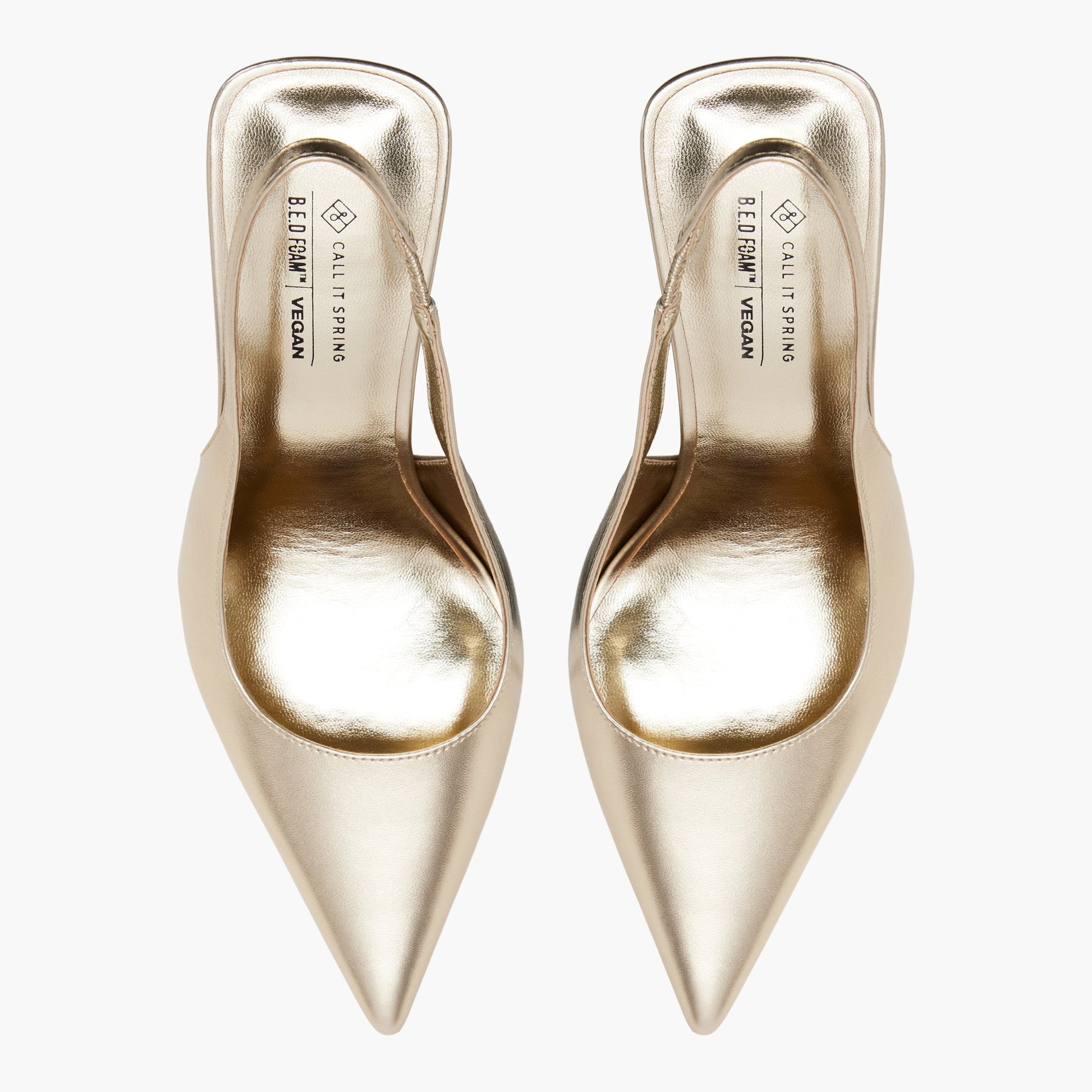 Test FR:Top-down view of the Or Daniellaa Talons à bride arrière