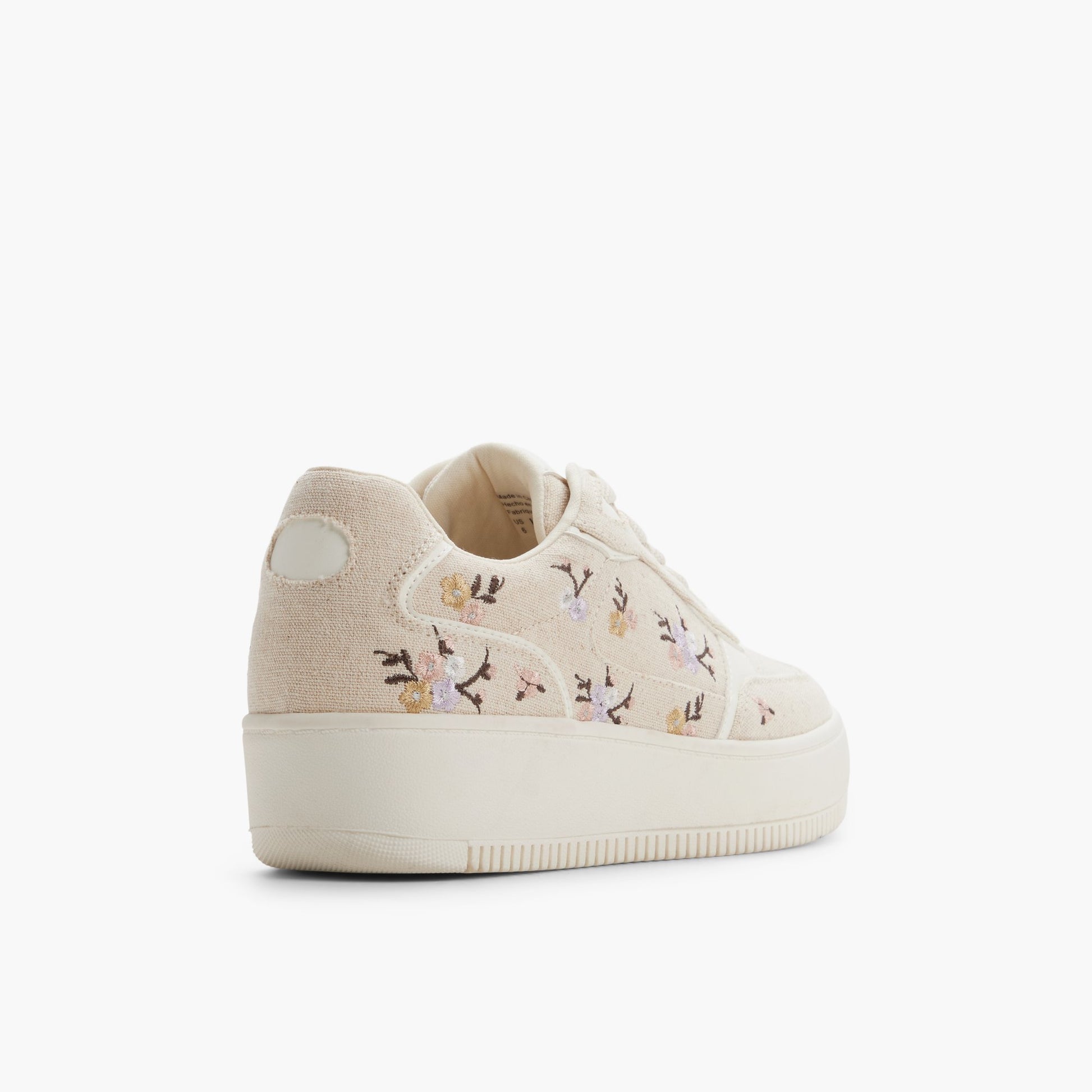 Test FR:Three-quarter angle of Naturel Ouvert Freshy Sneakers's back side