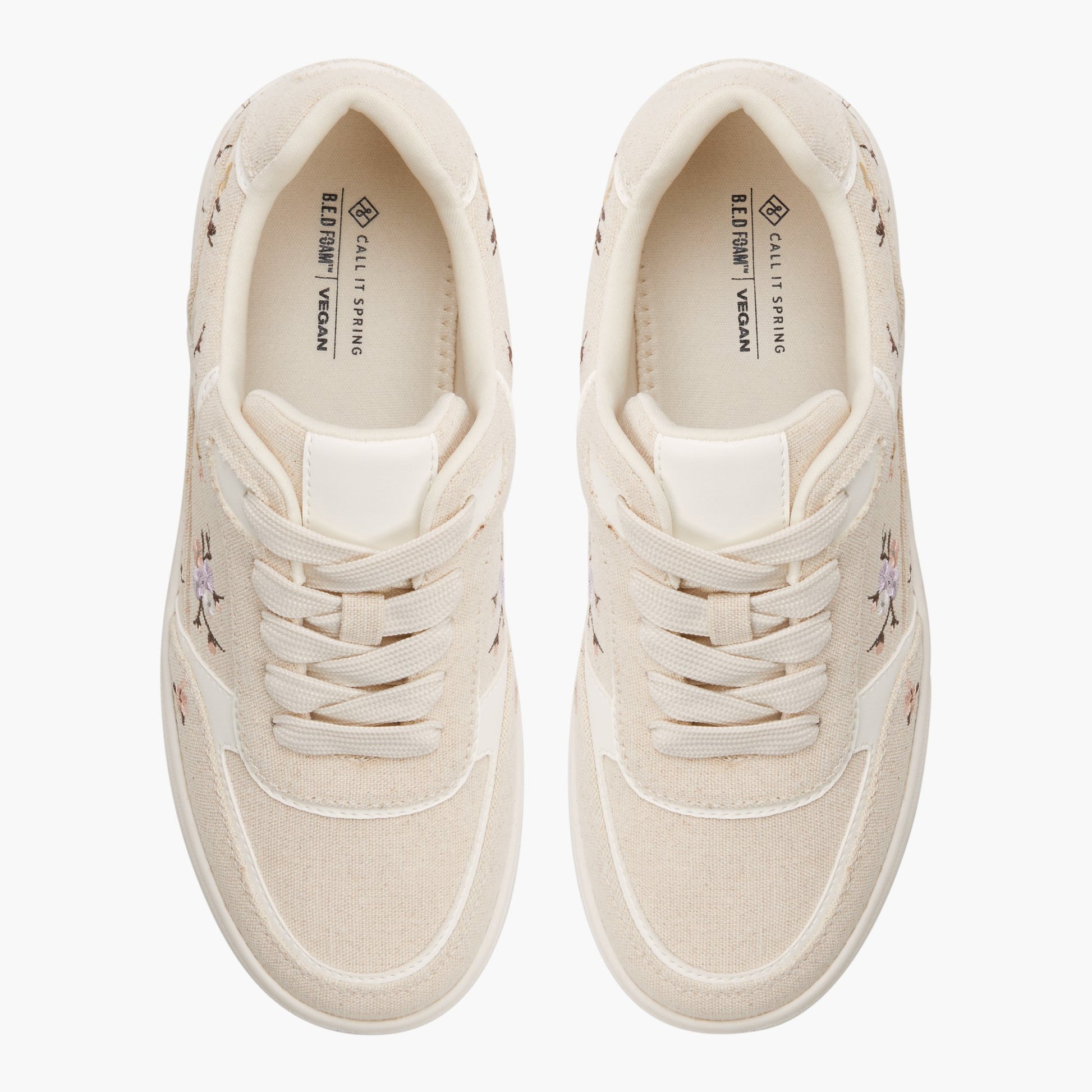 Test FR:Top-down view of the Naturel Ouvert Freshy Sneakers