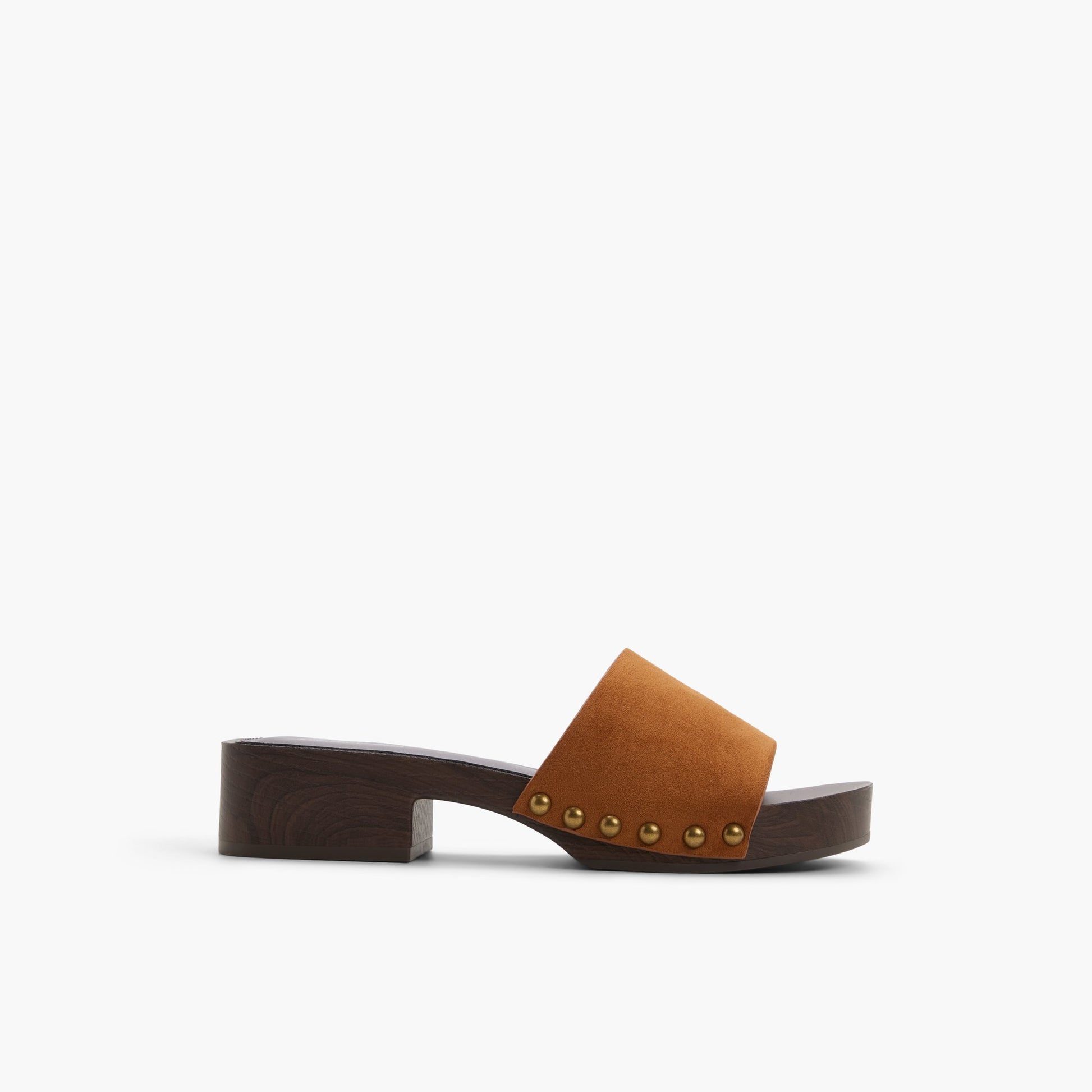 Main View of Cognac Ellajo Platform Mules for Womens
