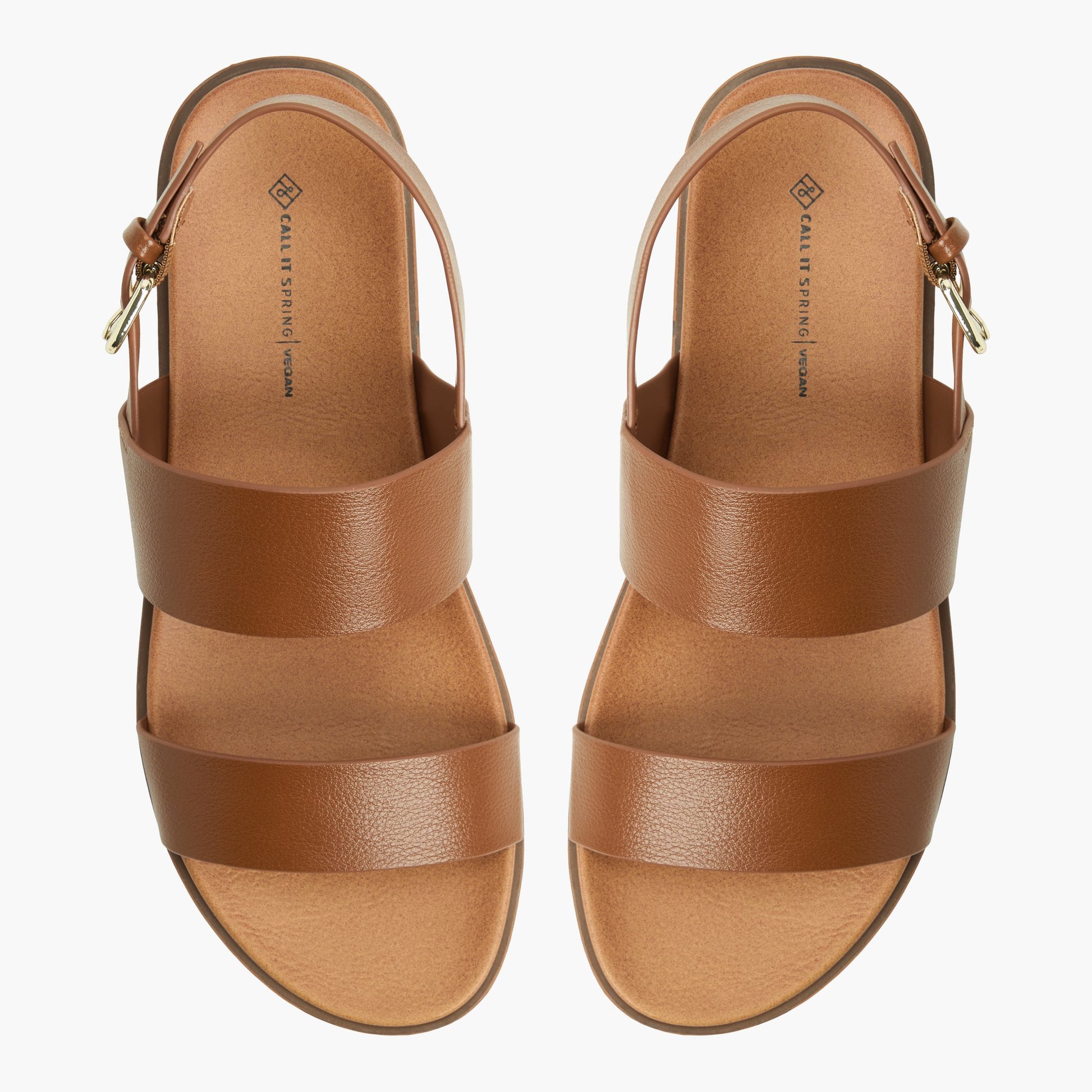 Vue de dessus de la Cognac Dearest Sandales