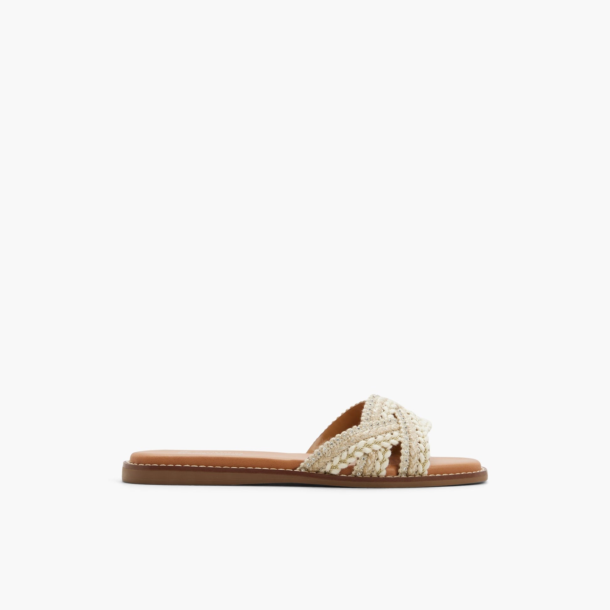 Main View of Other beige Zalani Slides for Womens