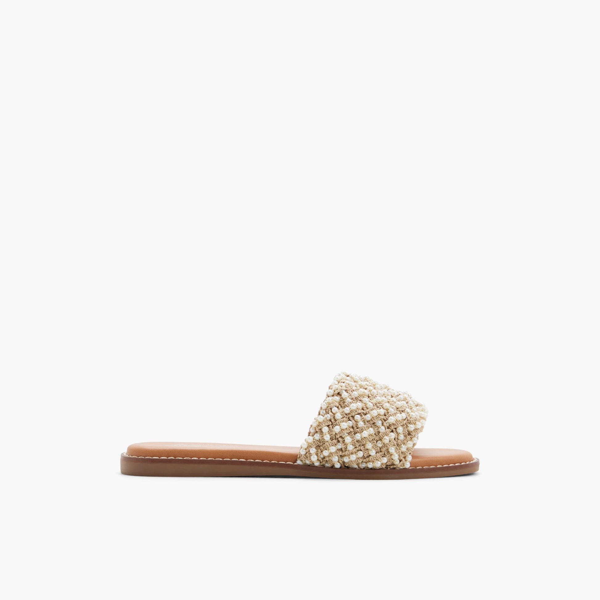 Test FR:Main View of Naturel Ouvert Zalani Claquettes for Femmes