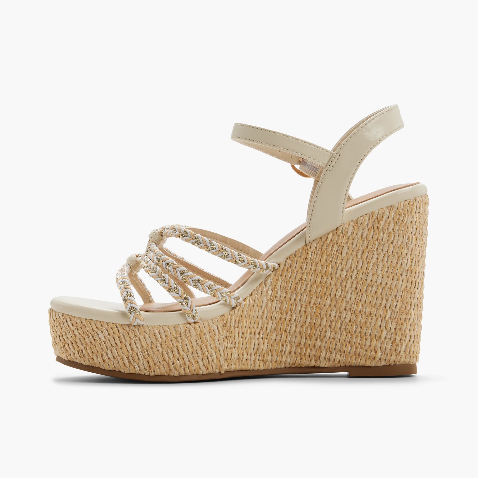 Side view of Other beige Kaylya Wedge Sandals