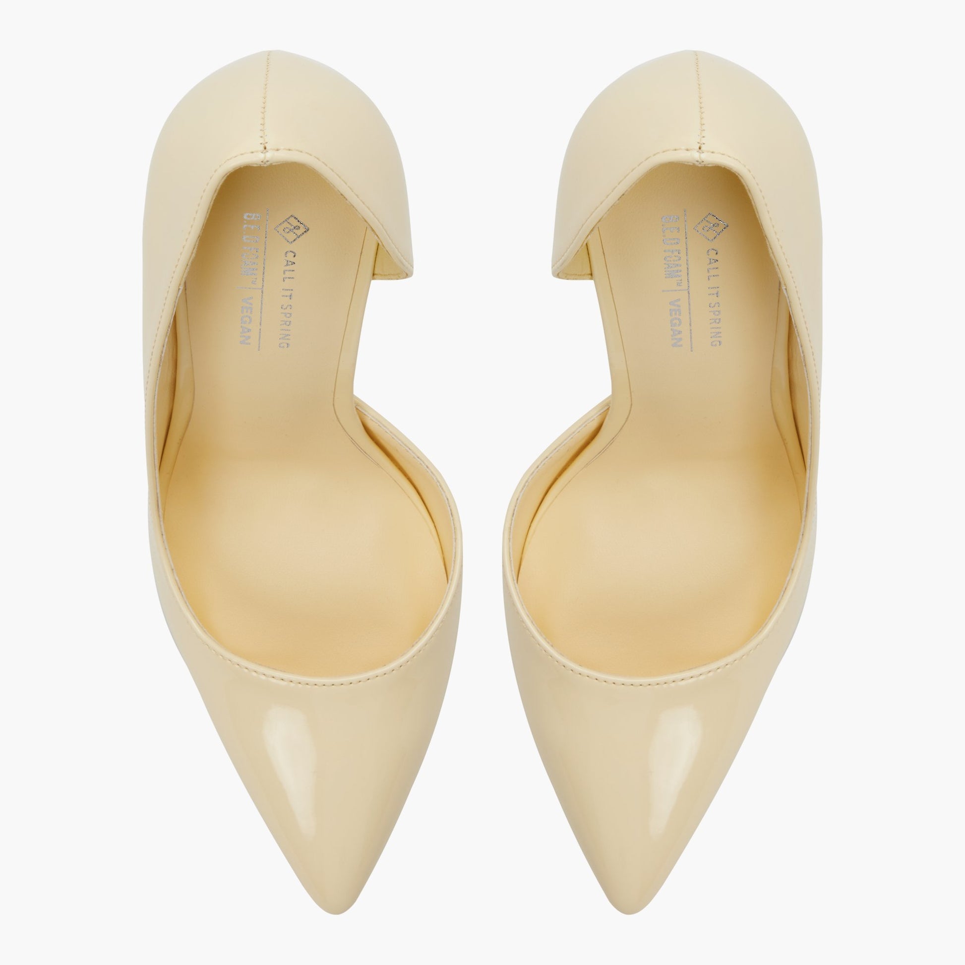 Test FR:Top-down view of the Jaune Clair Mesmerize Talons hauts