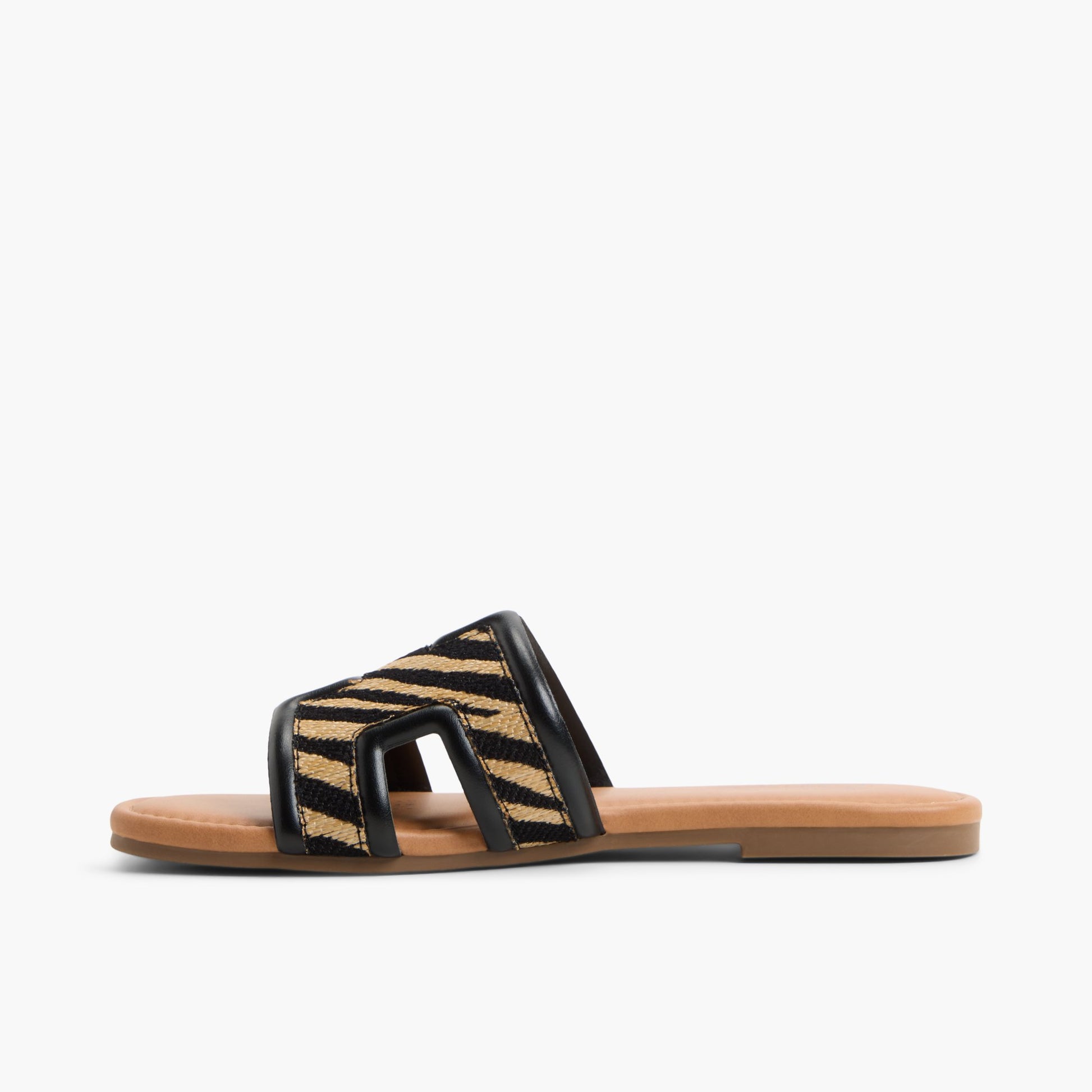 Side view of Black multi Kamiko Slides