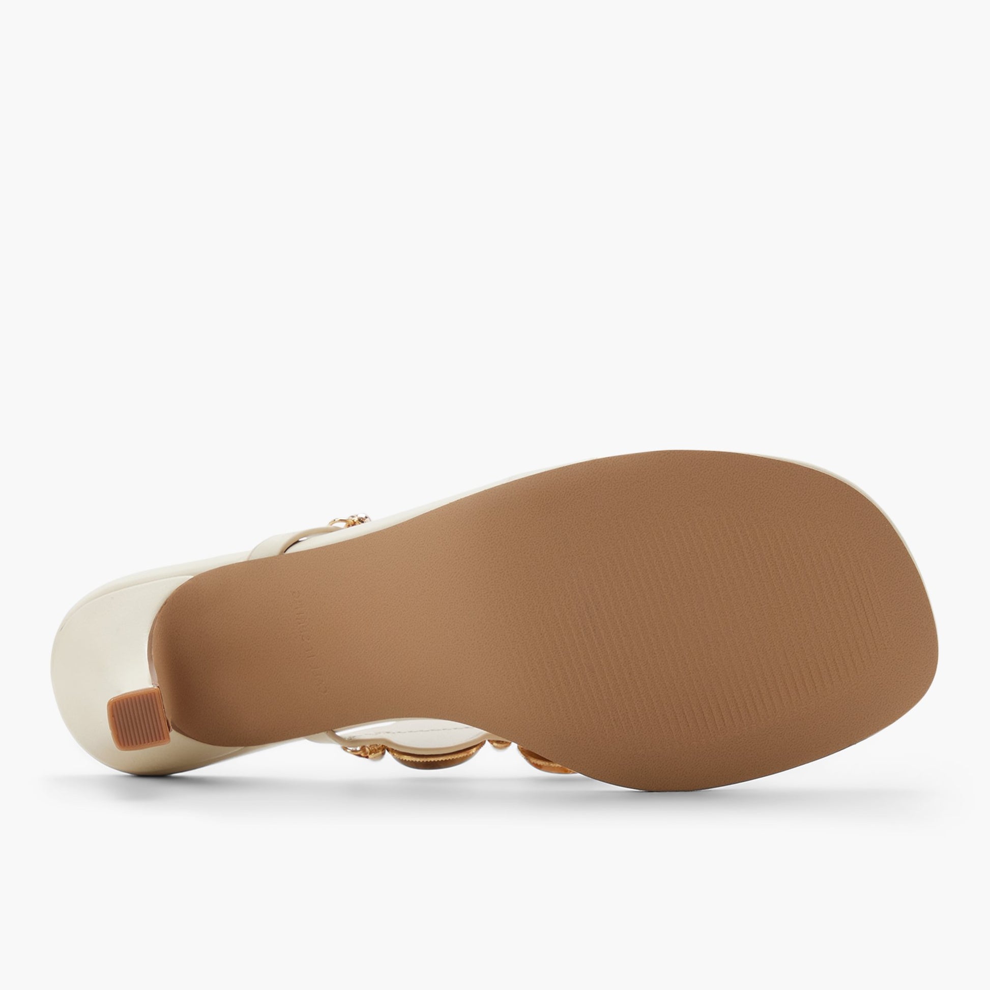 View of Ice Ammber Heeled Thong Sandals's sole