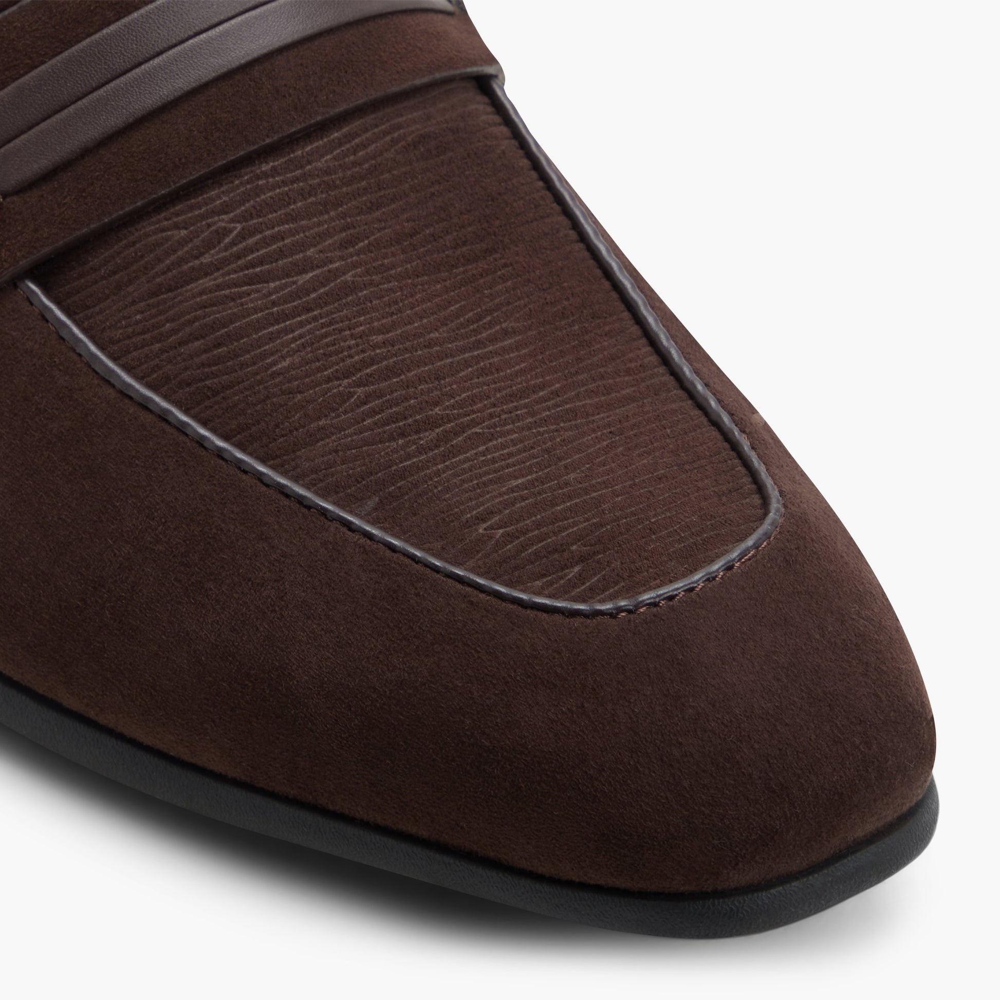 Close-up of the Brown Rexford Loafers