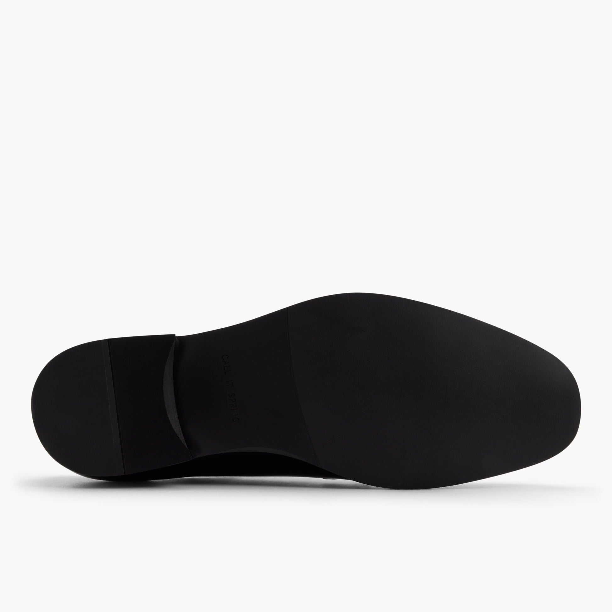 View of Black Whittier Derby Shoes's sole