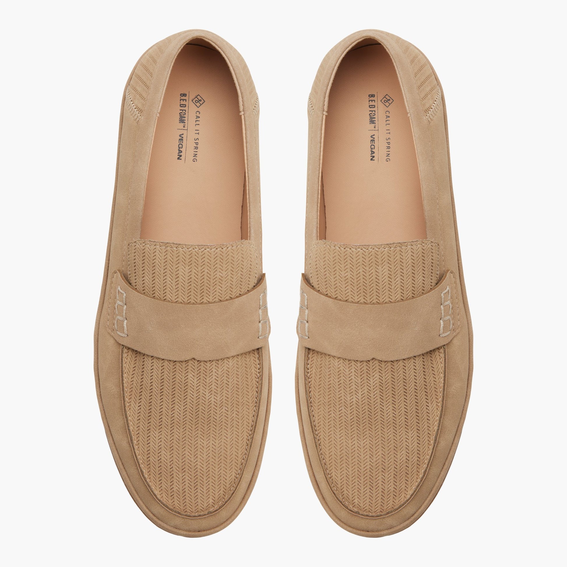 Top-down view of the Sand Arroyo Loafers