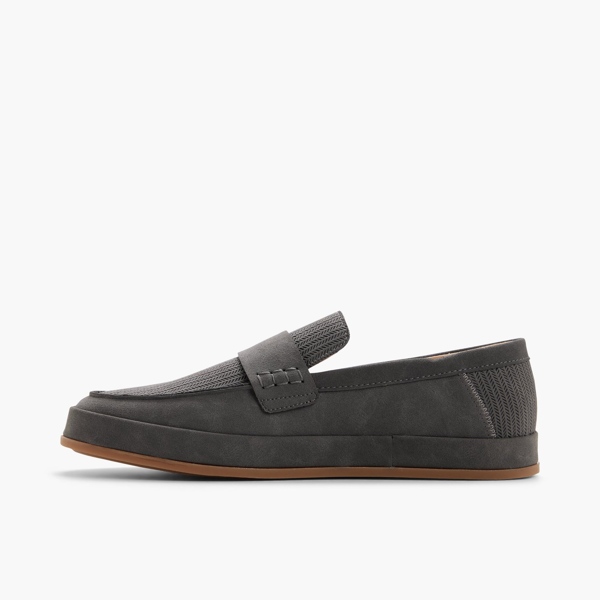 Side view of Grey Arroyo Loafers