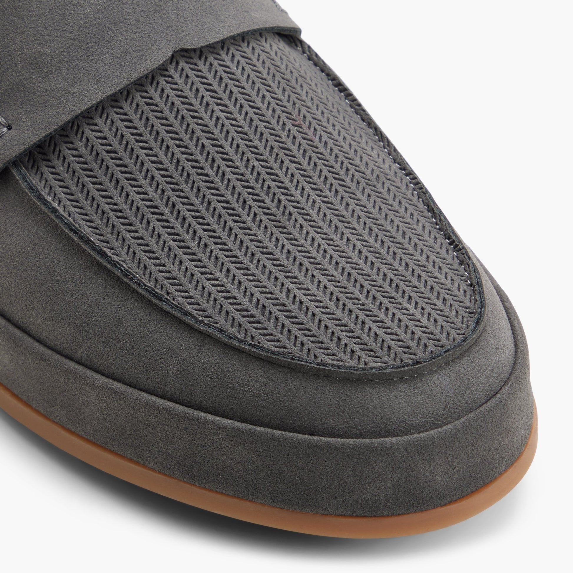 Close-up of the Grey Arroyo Loafers