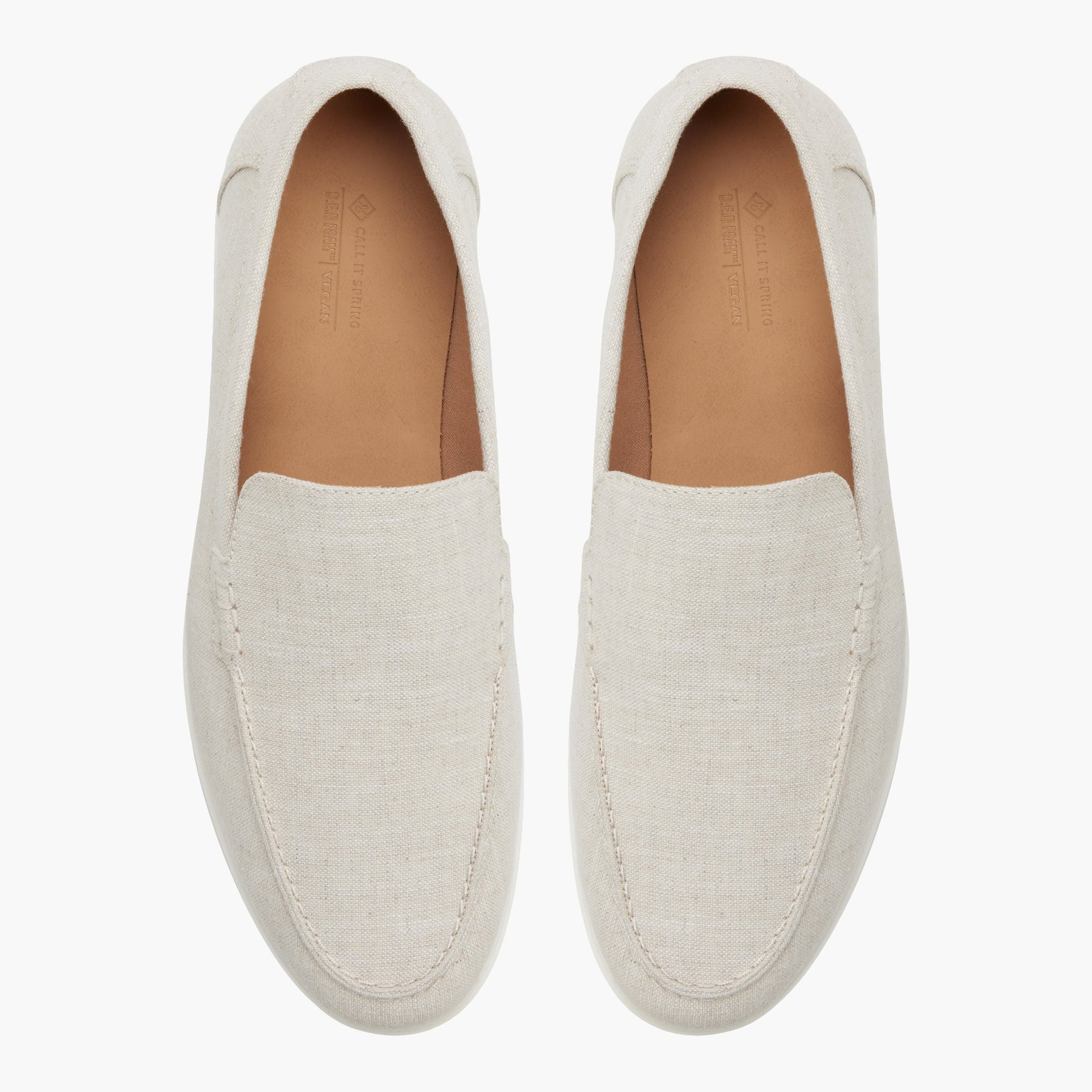 Top-down view of the Offwhite Maravista Loafers