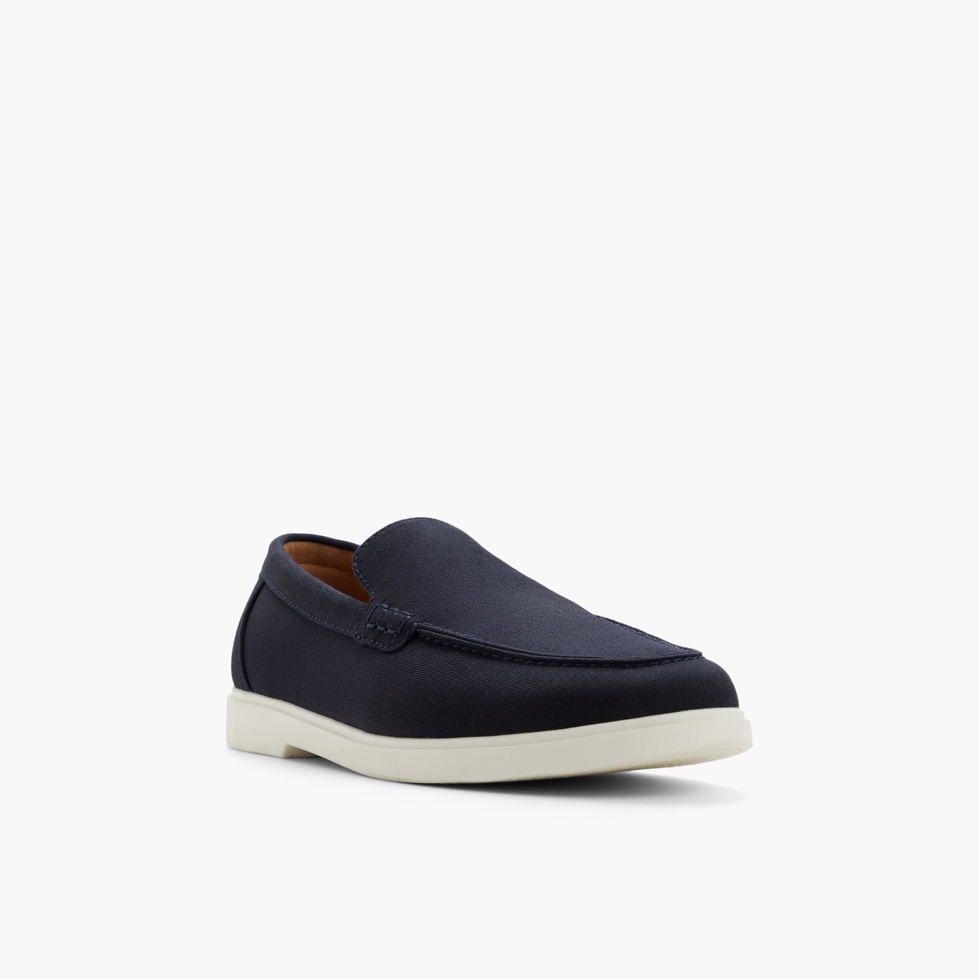 Three-quarter angle of Navy Maravista Loafers's front side
