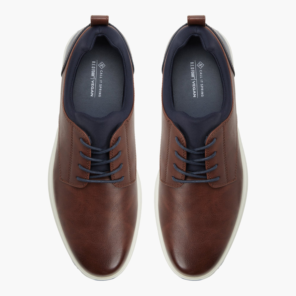 Vue de dessus de la Cognac Westbourne Chaussures derby