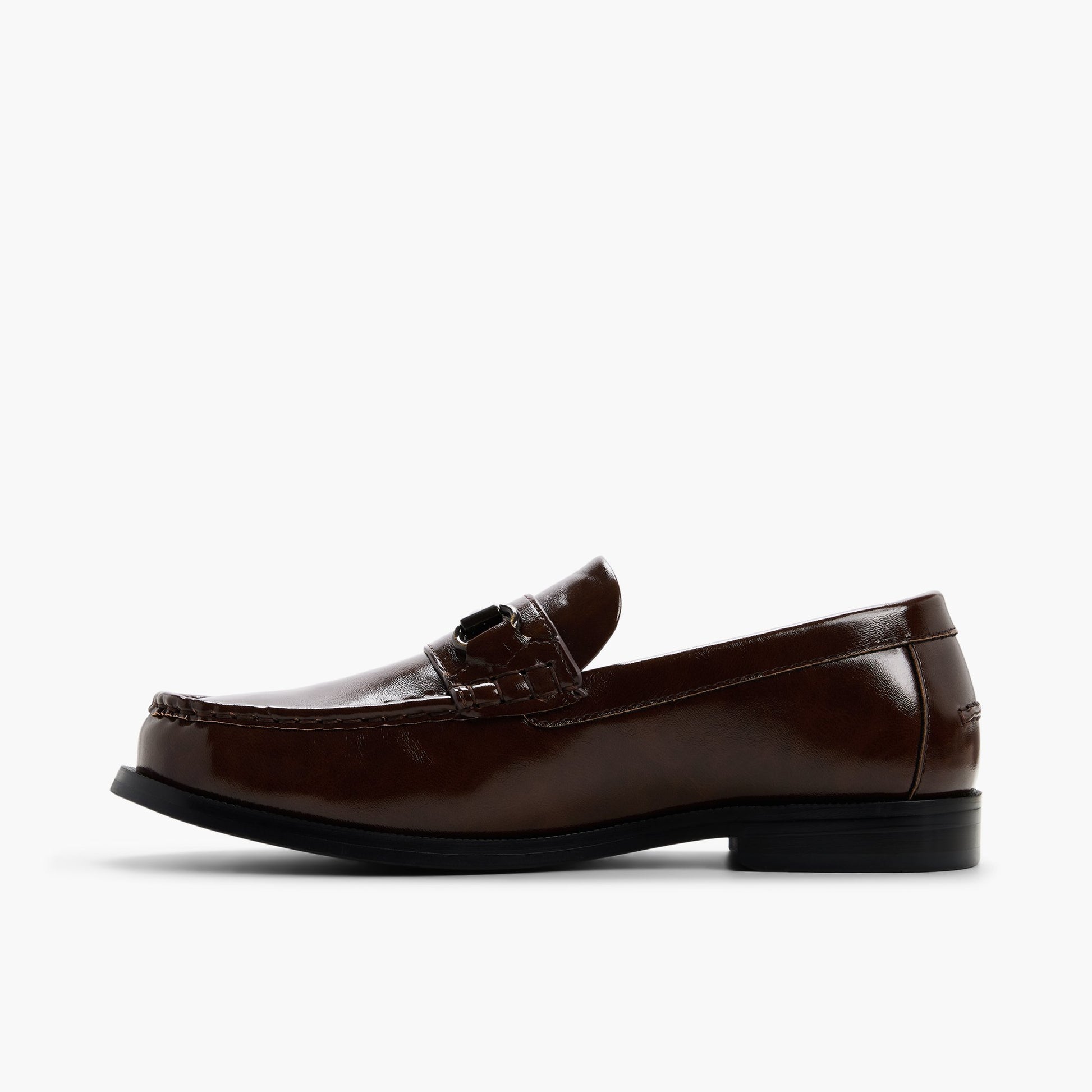 Side view of Brown Dulce Loafers