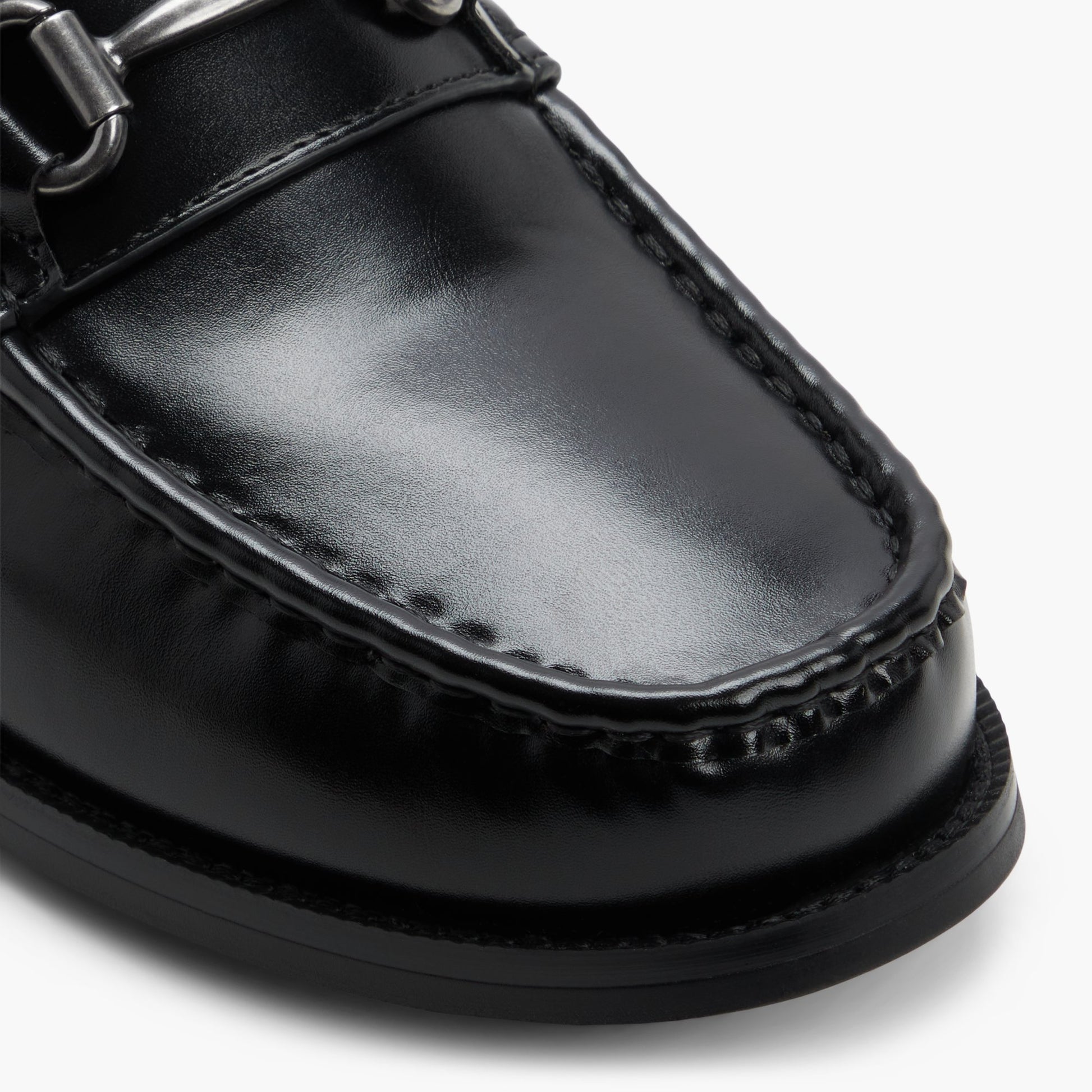 Close-up of the Other black Dulce Loafers