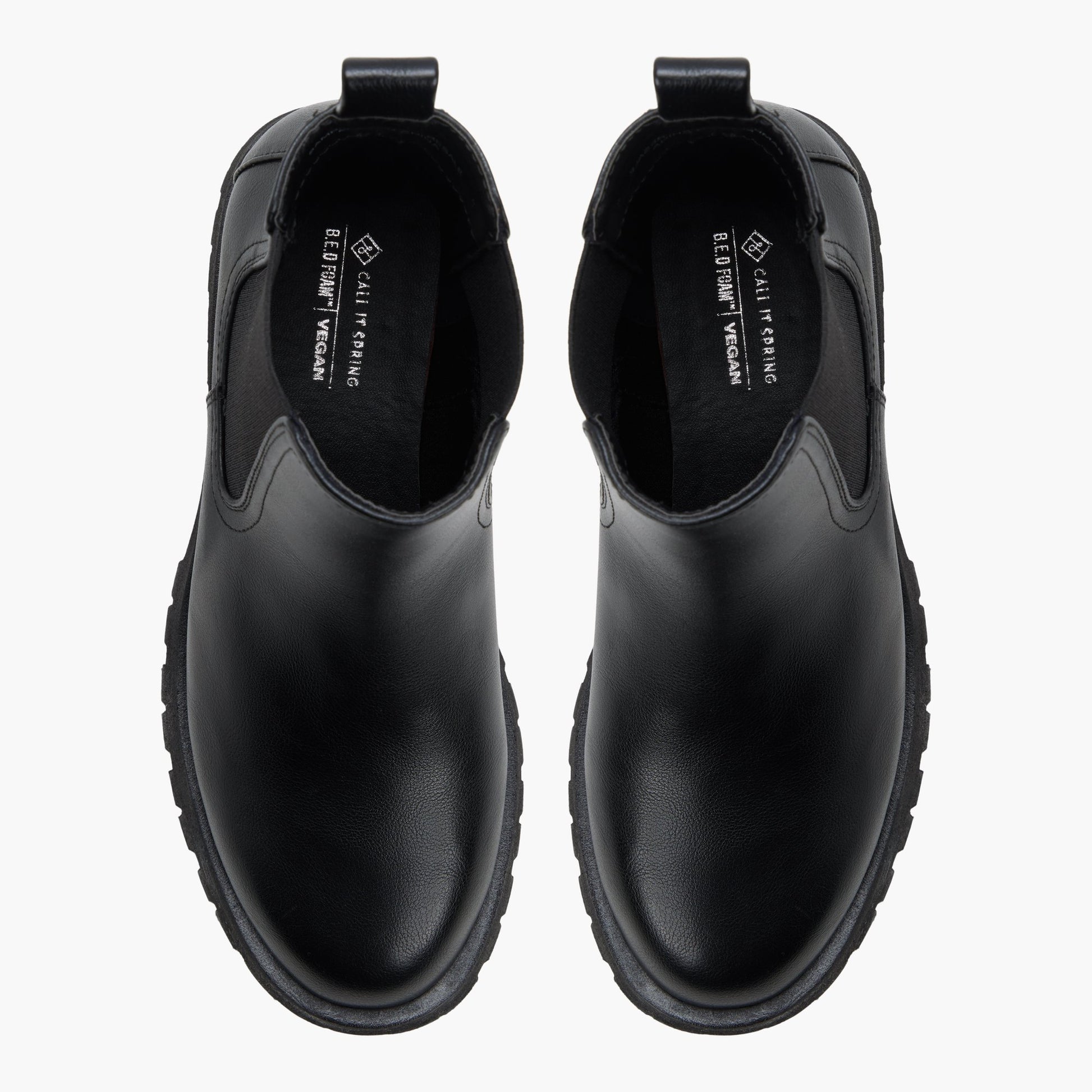 Test FR:Top-down view of the Black Claymore Bottes Chelsea