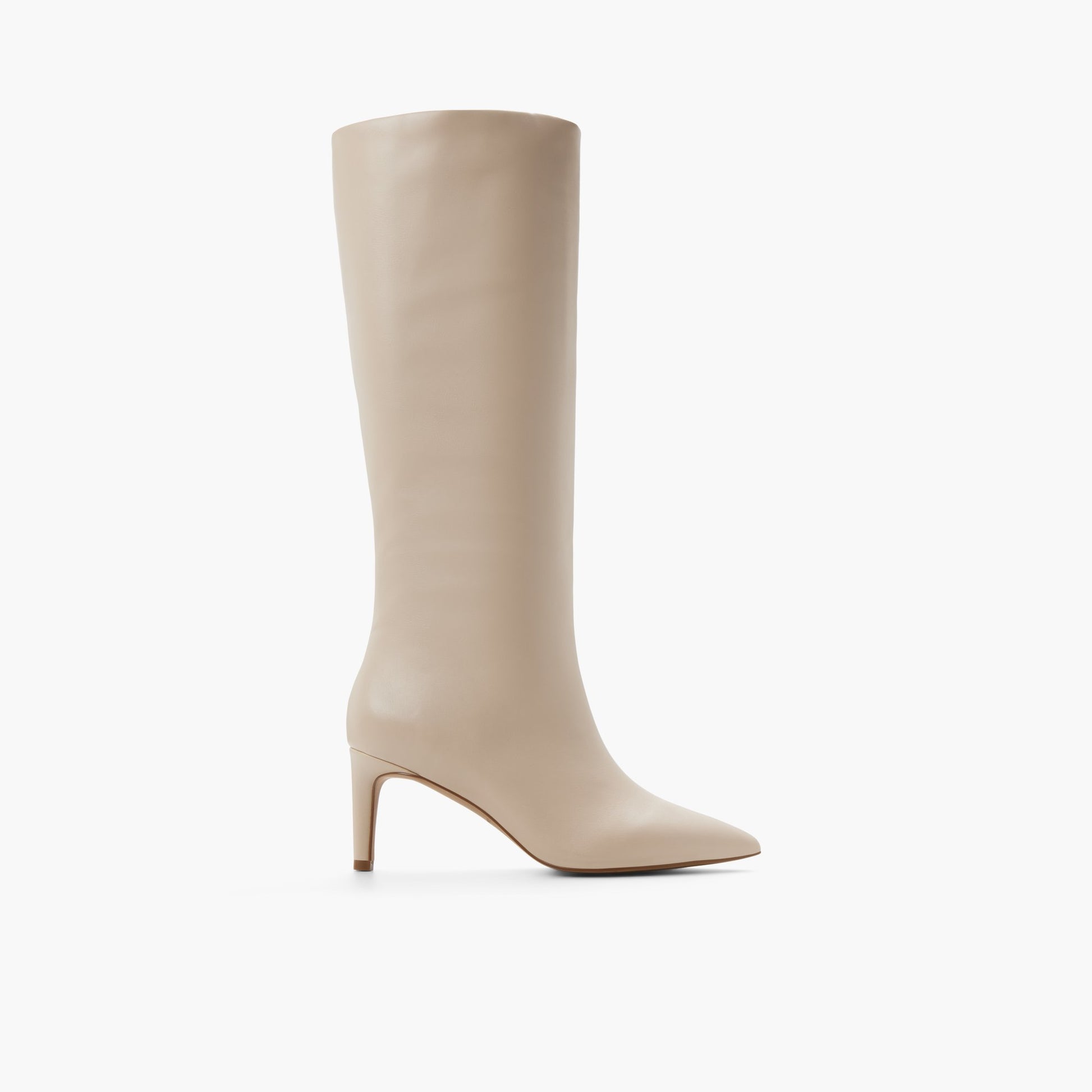 Main View of Offwhite Rhodde Knee-High Boots for Womens