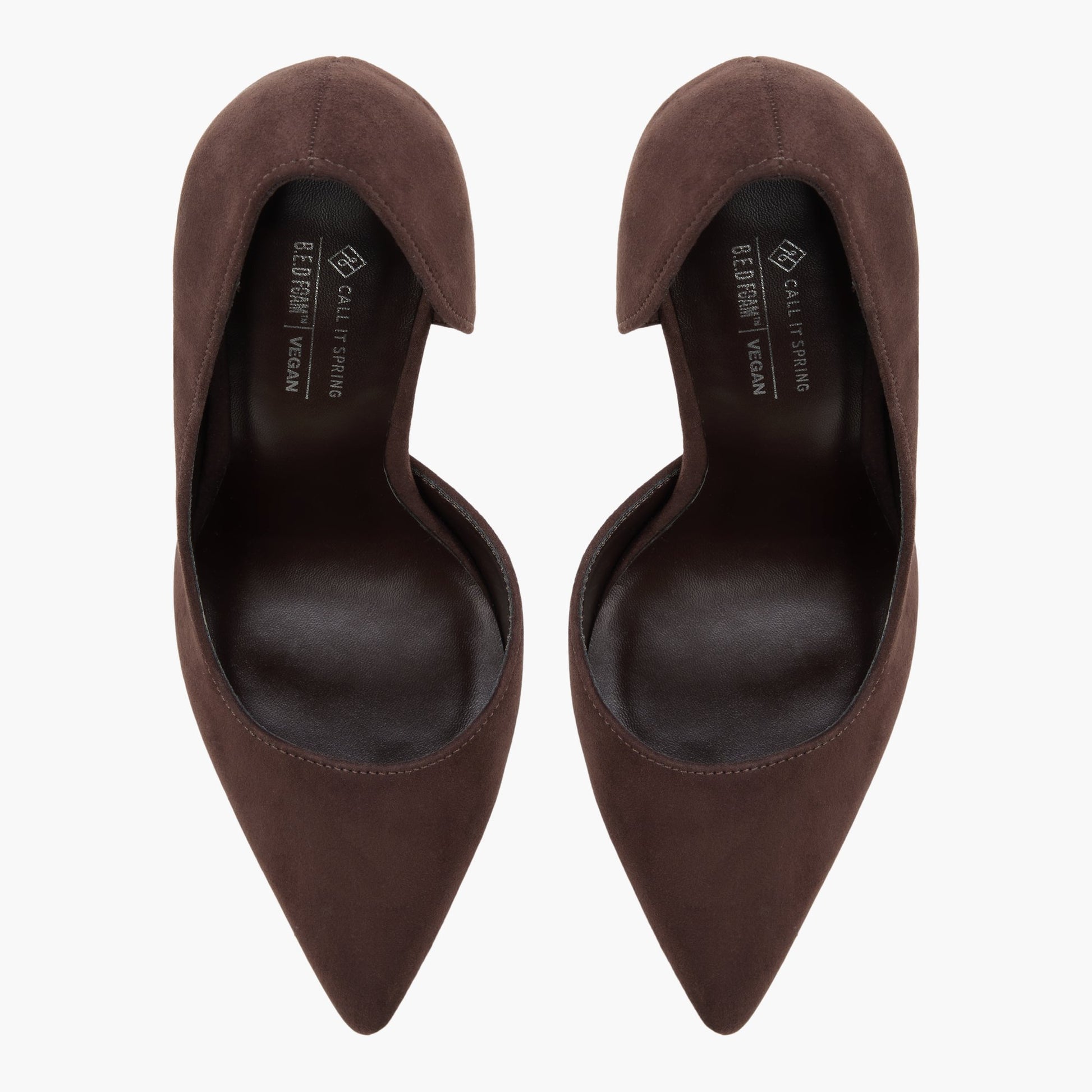 Vue de dessus de la Brun foncé Mesmerize Talons hauts