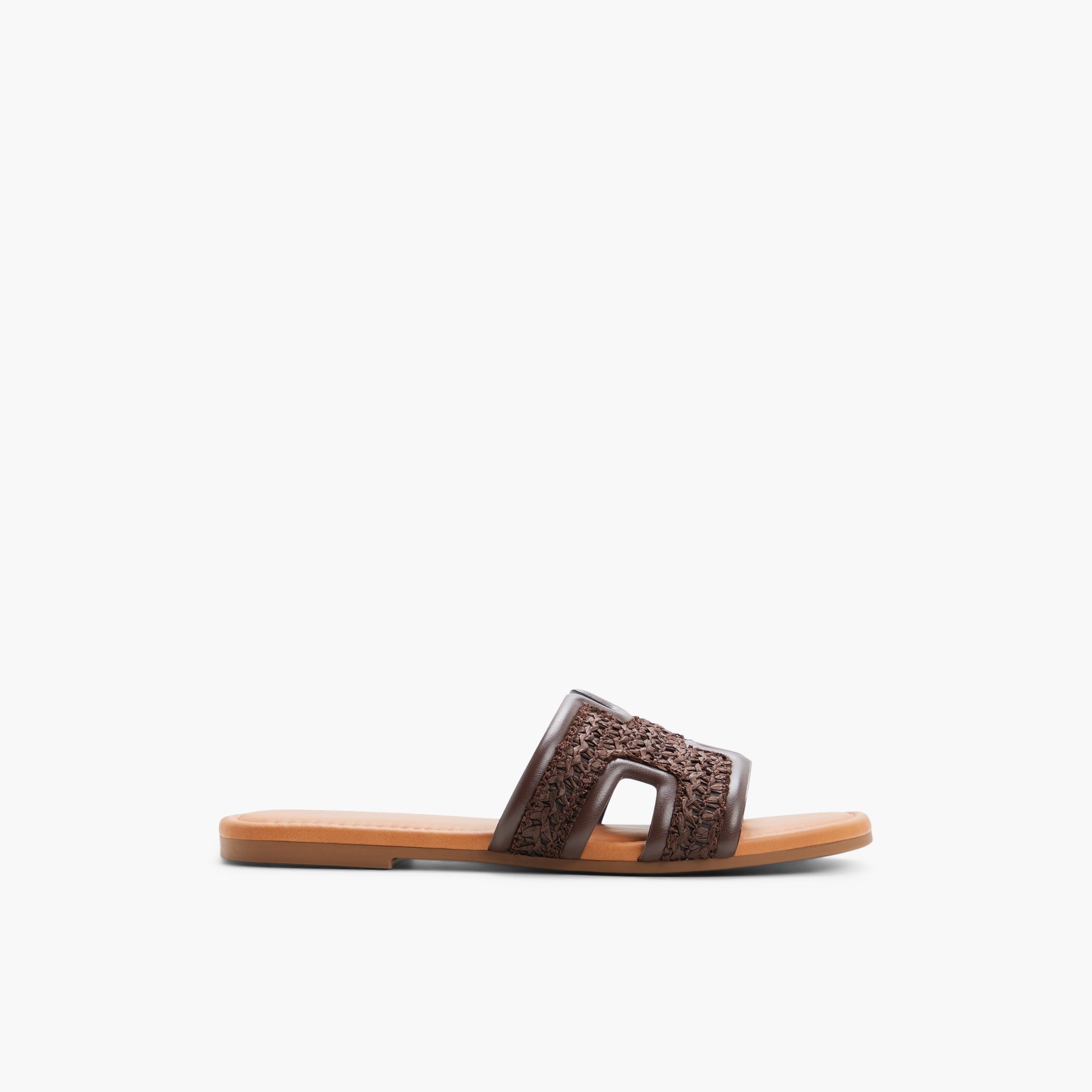 Main View of Dark brown Kamiko Slides for Womens