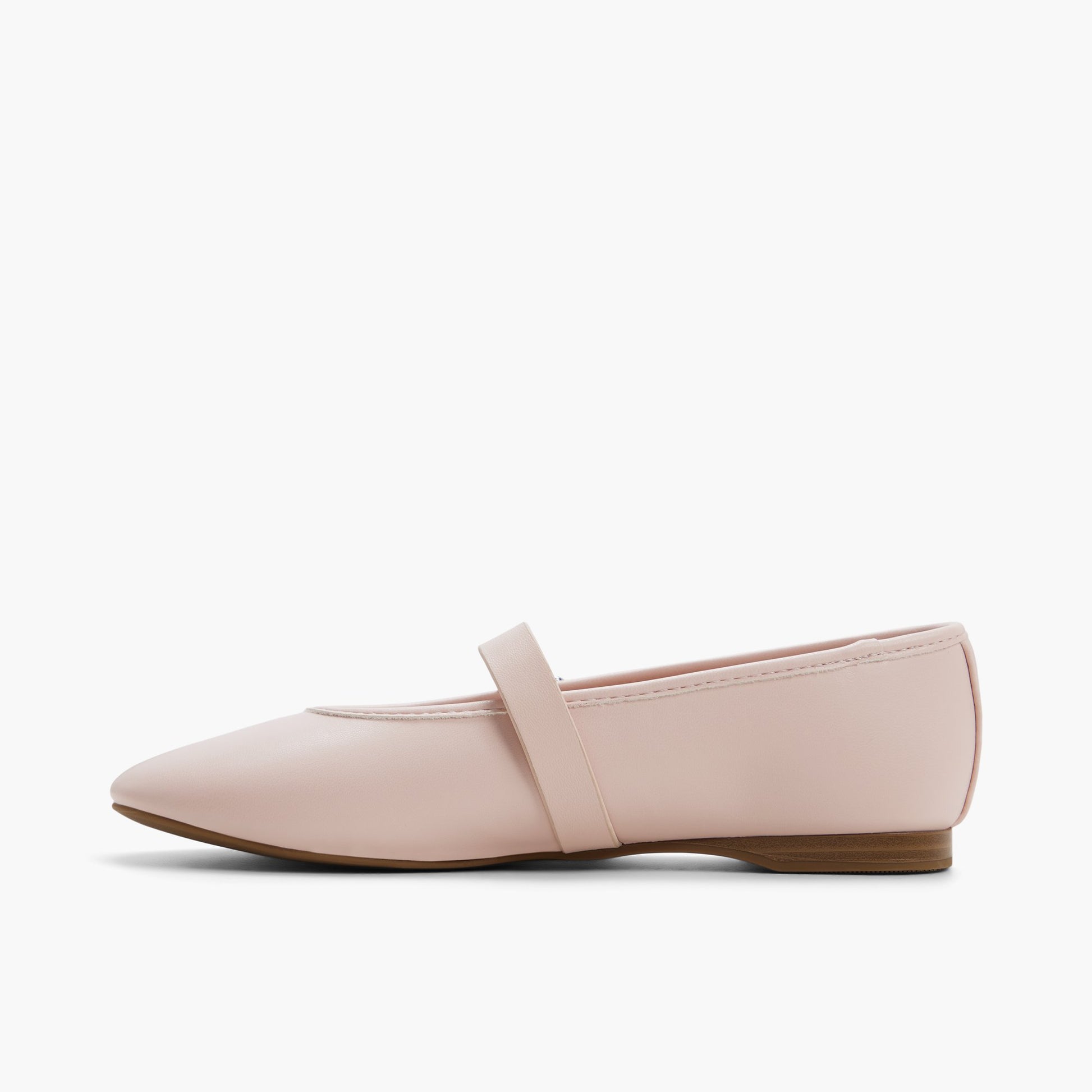 Test FR:Side view of Autre rose Elyiaa Mary Janes