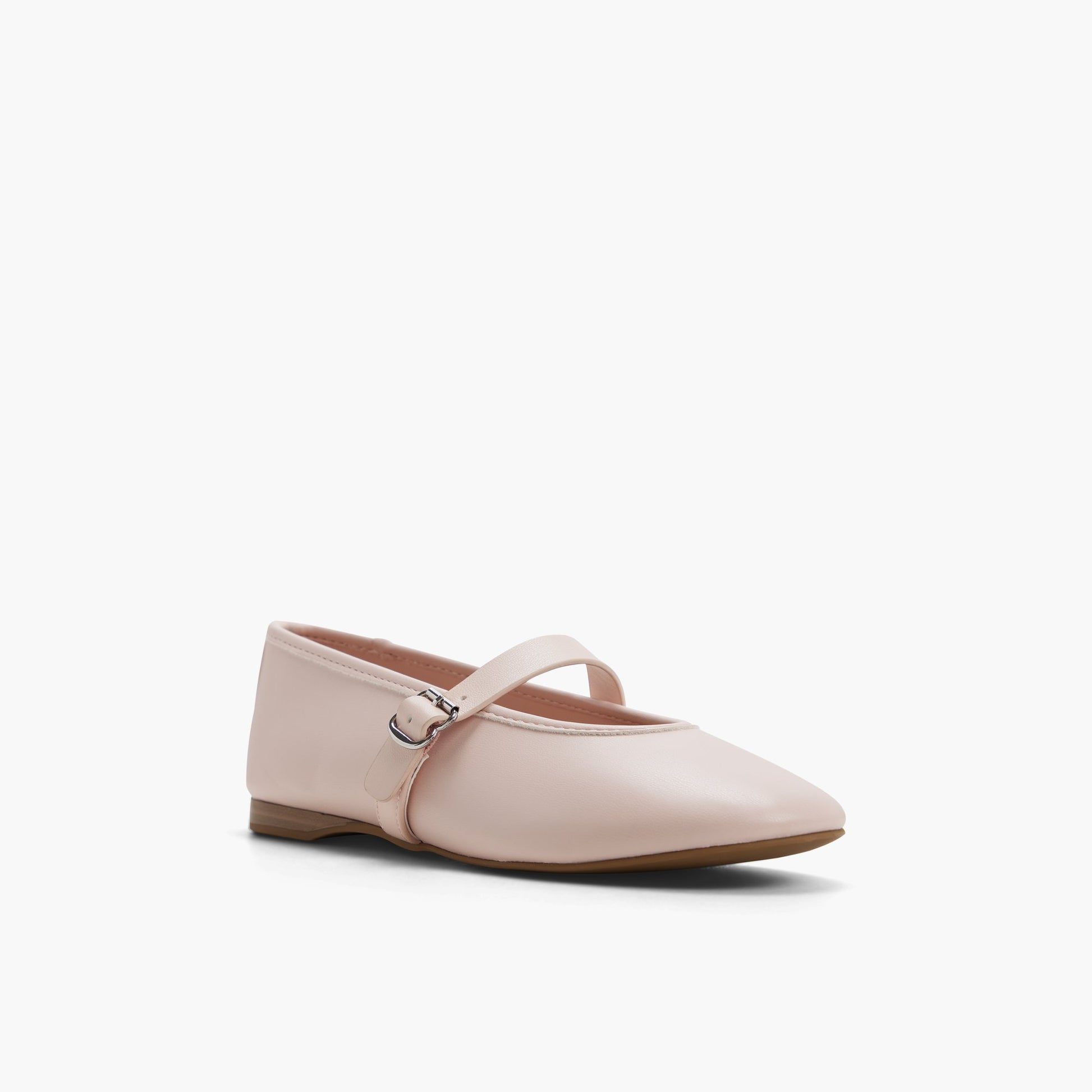 Test FR:Three-quarter angle of Autre rose Elyiaa Mary Janes's front side