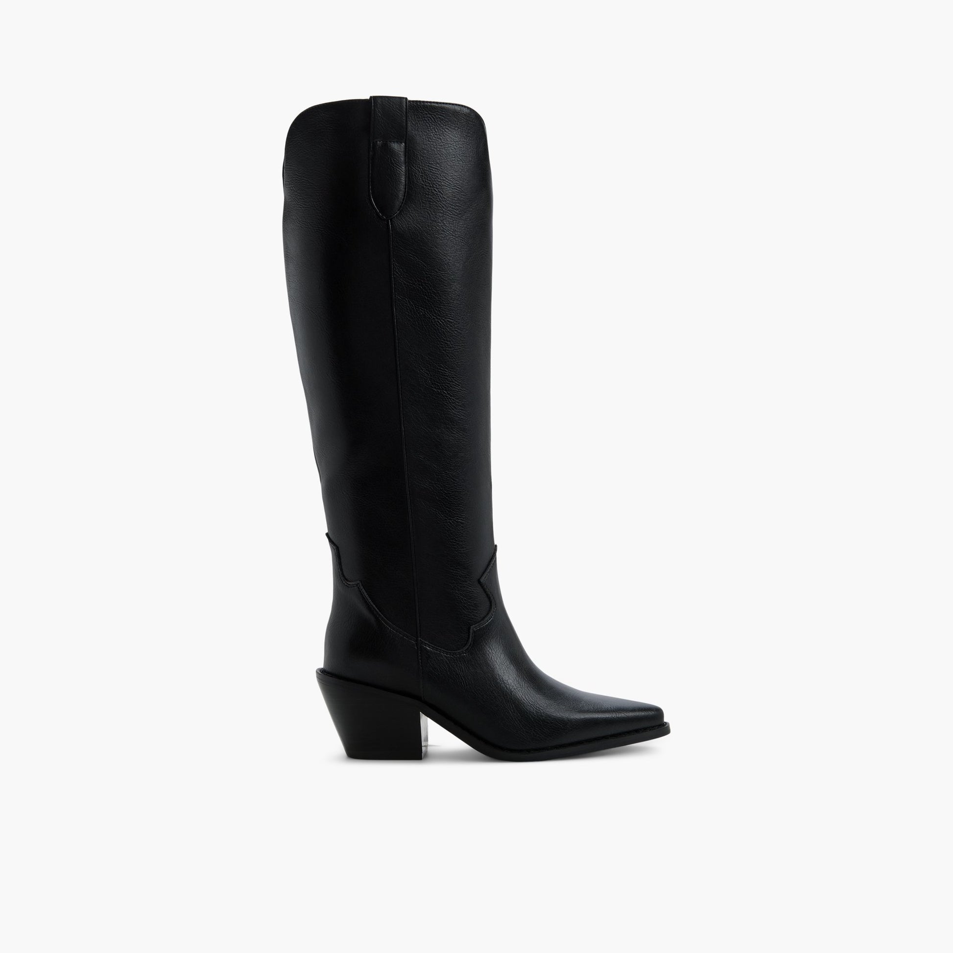 Vue principale de Noir Dixilou Bottes western hautes pour Femmes