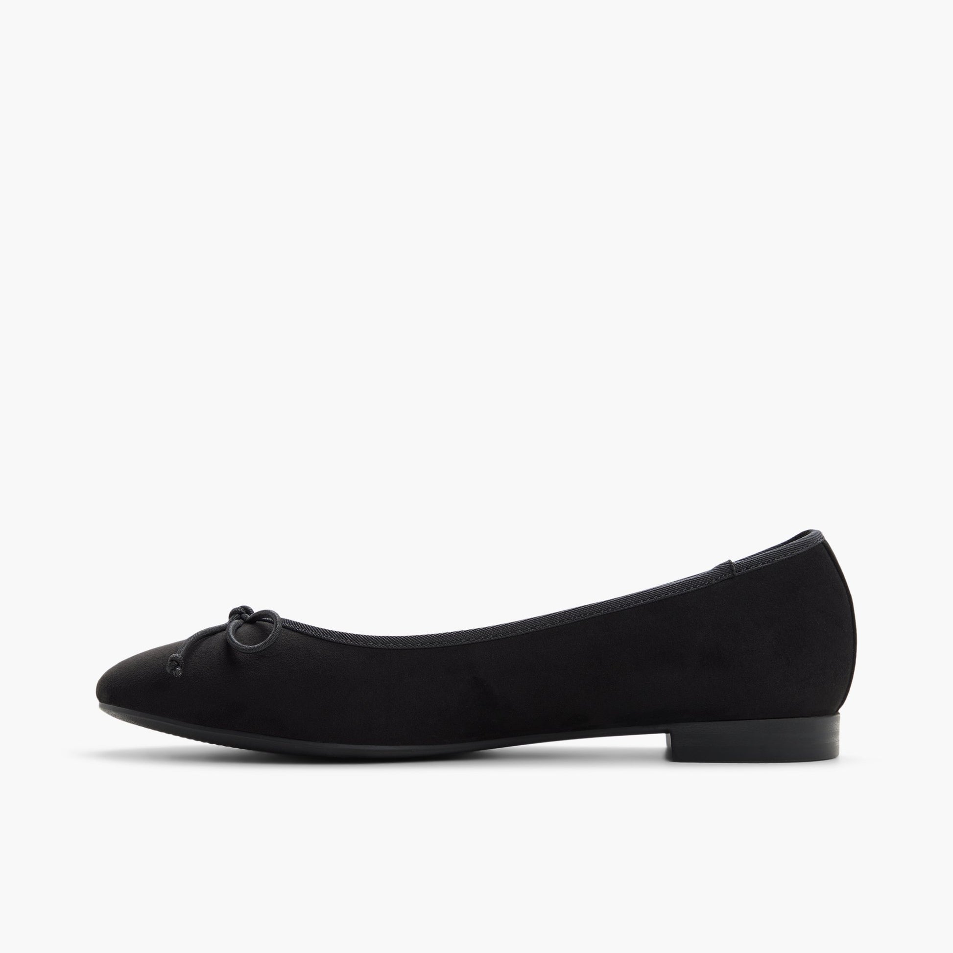 Side view of Black Hunny Ballerinas