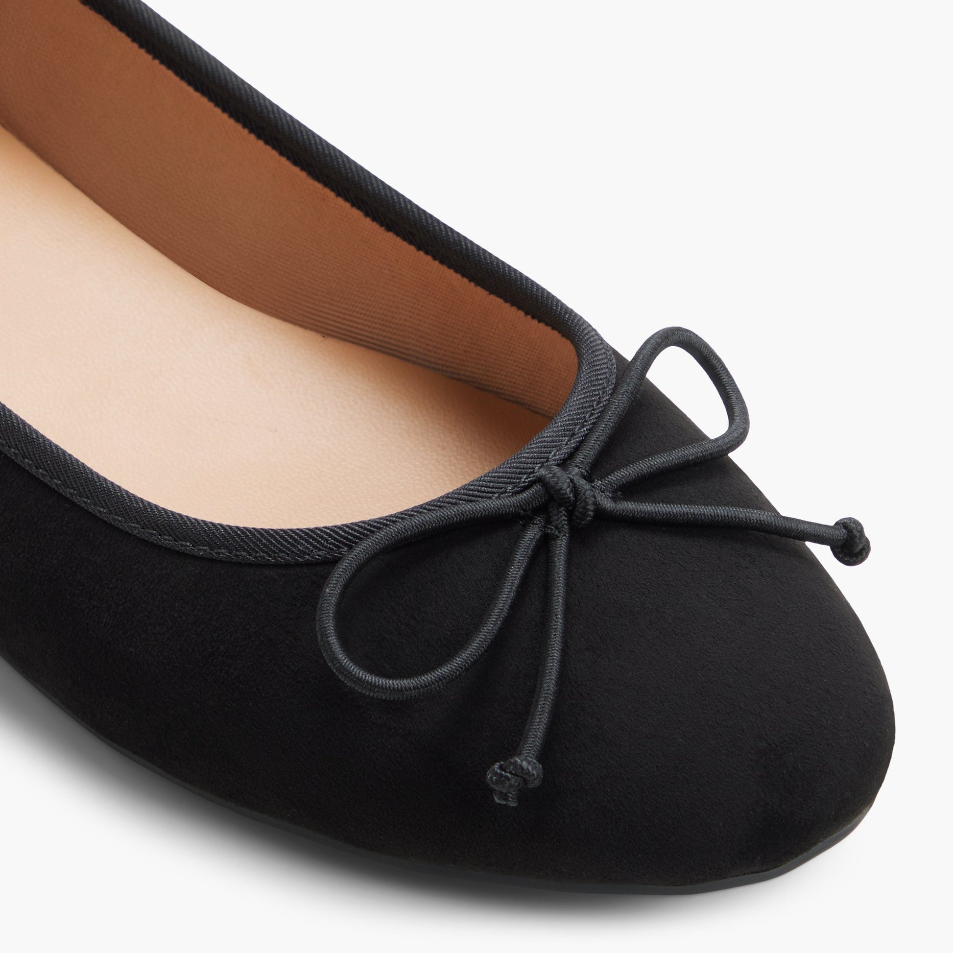 Close-up of the Black Hunny Ballerinas