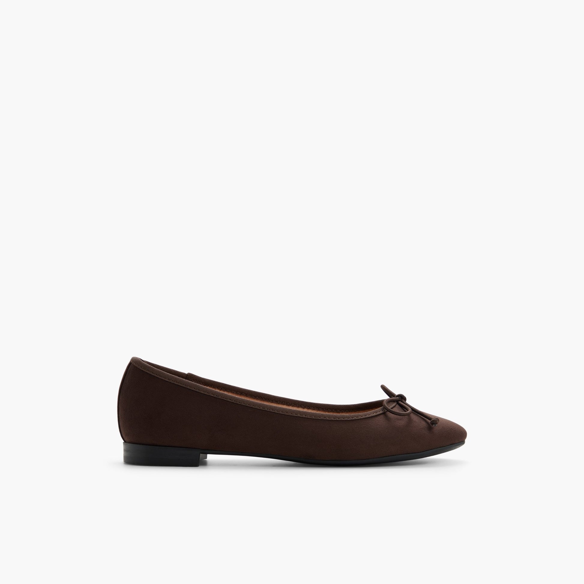 Main View of Dark brown Hunny Ballerinas for Womens
