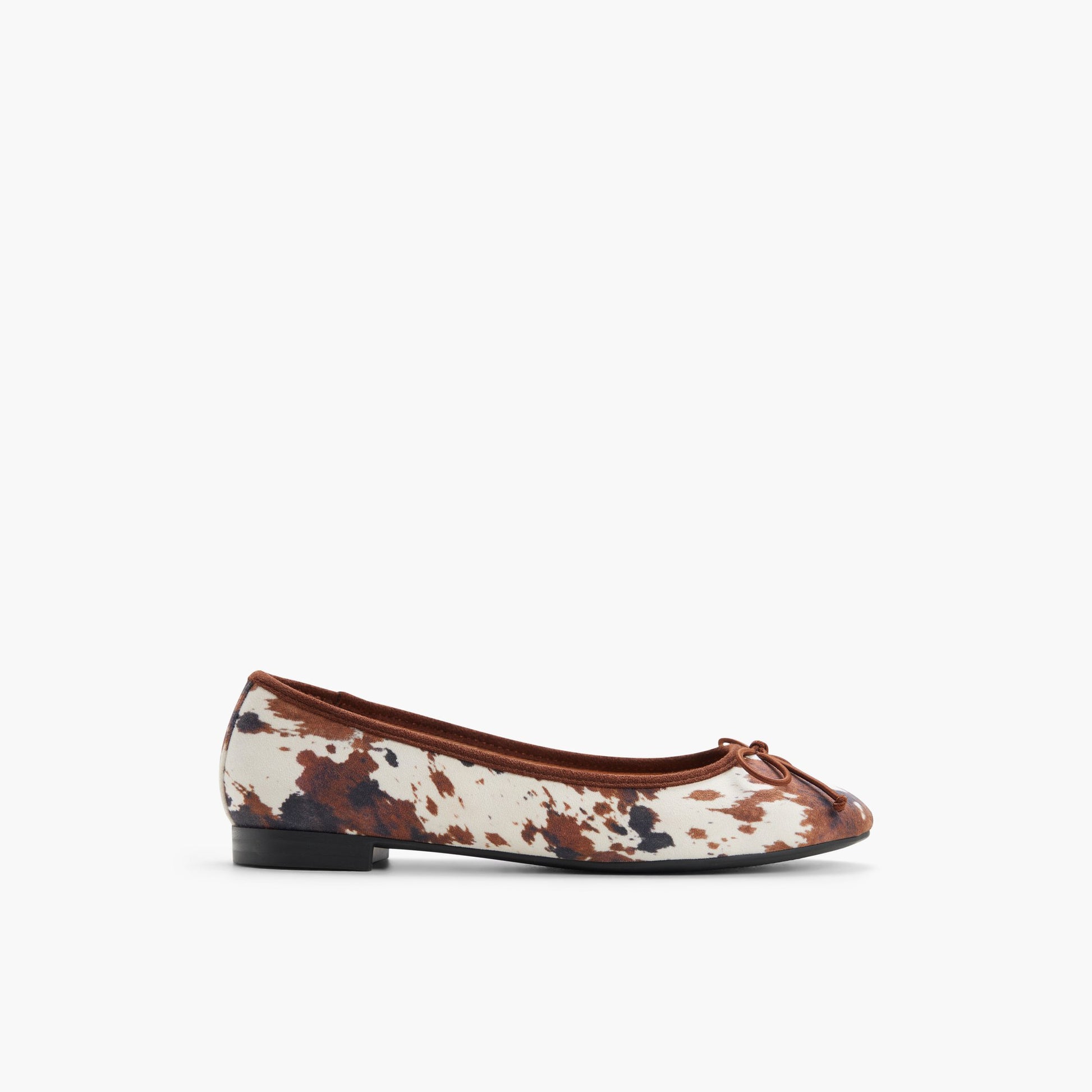 Main View of Brown multi Hunny Ballerinas for Womens