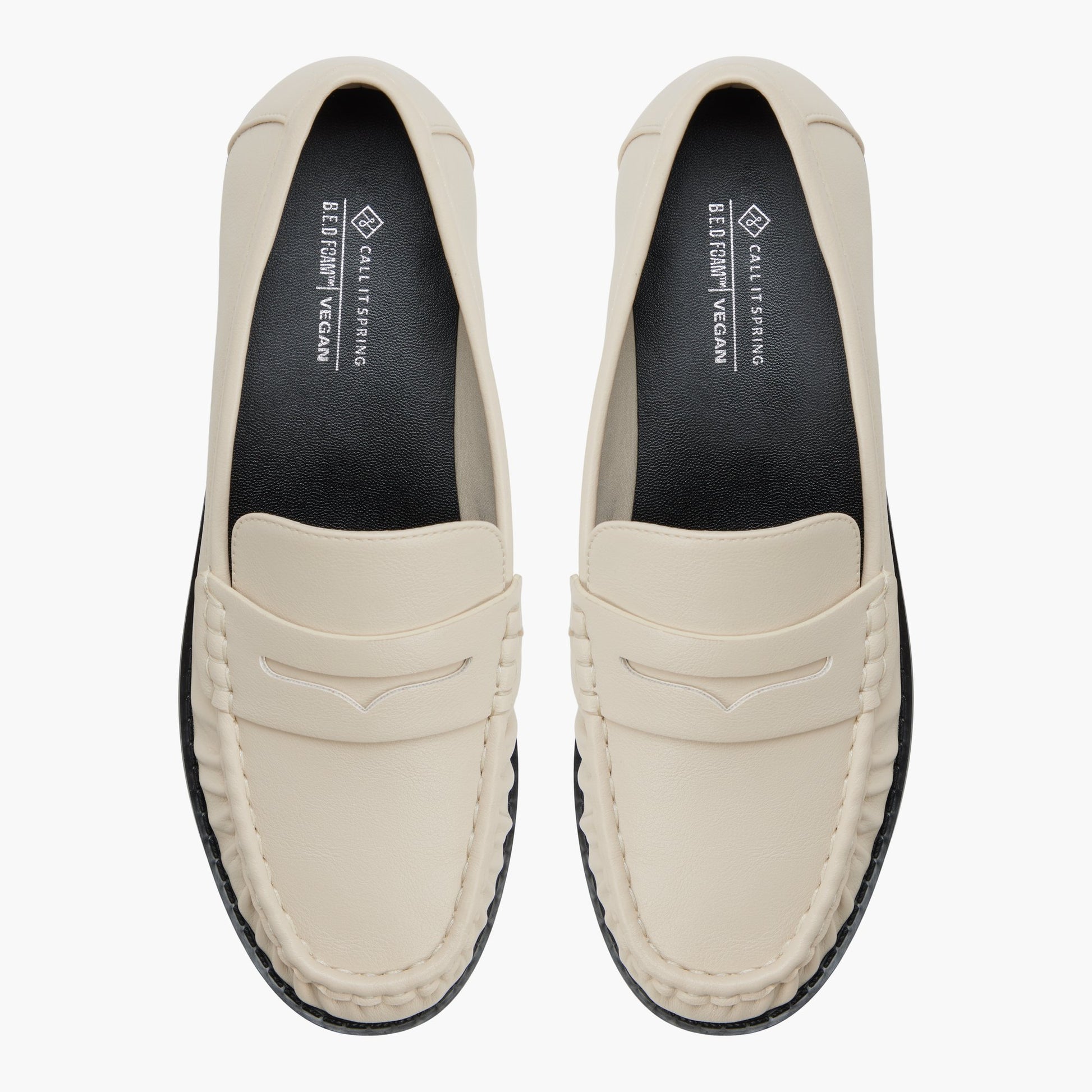 Top-down view of the Bone Bobbyy Loafers