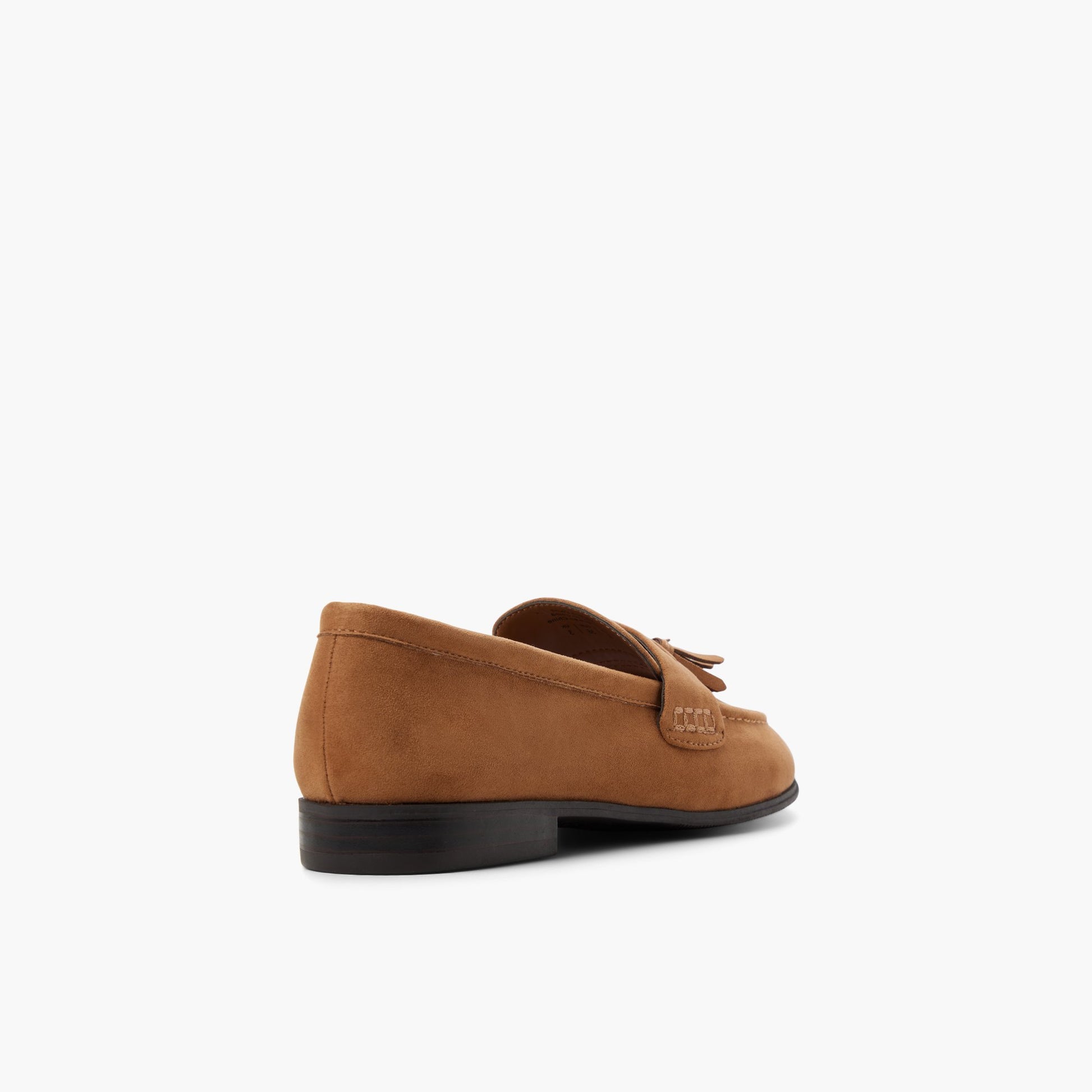 Three-quarter angle of Dark beige Tibbie Loafers's back side