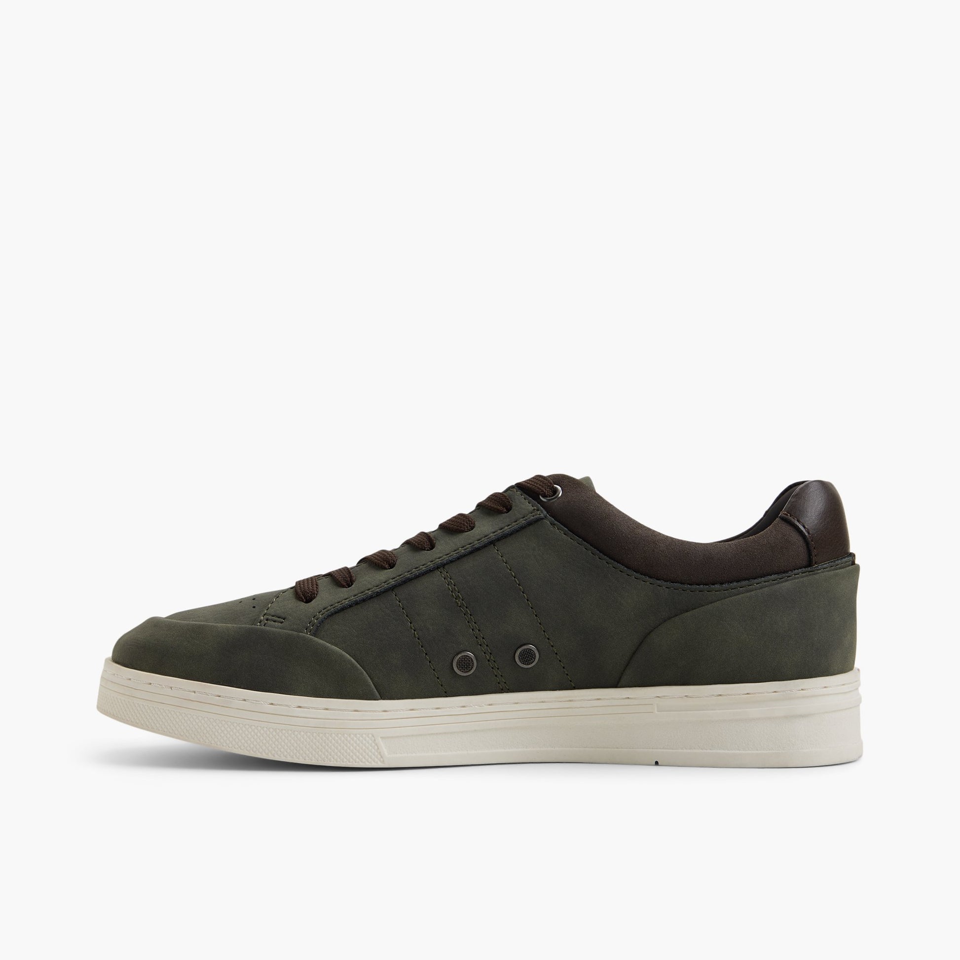 Test FR:Side view of Khaki Dunkirk Chaussures à lacets
