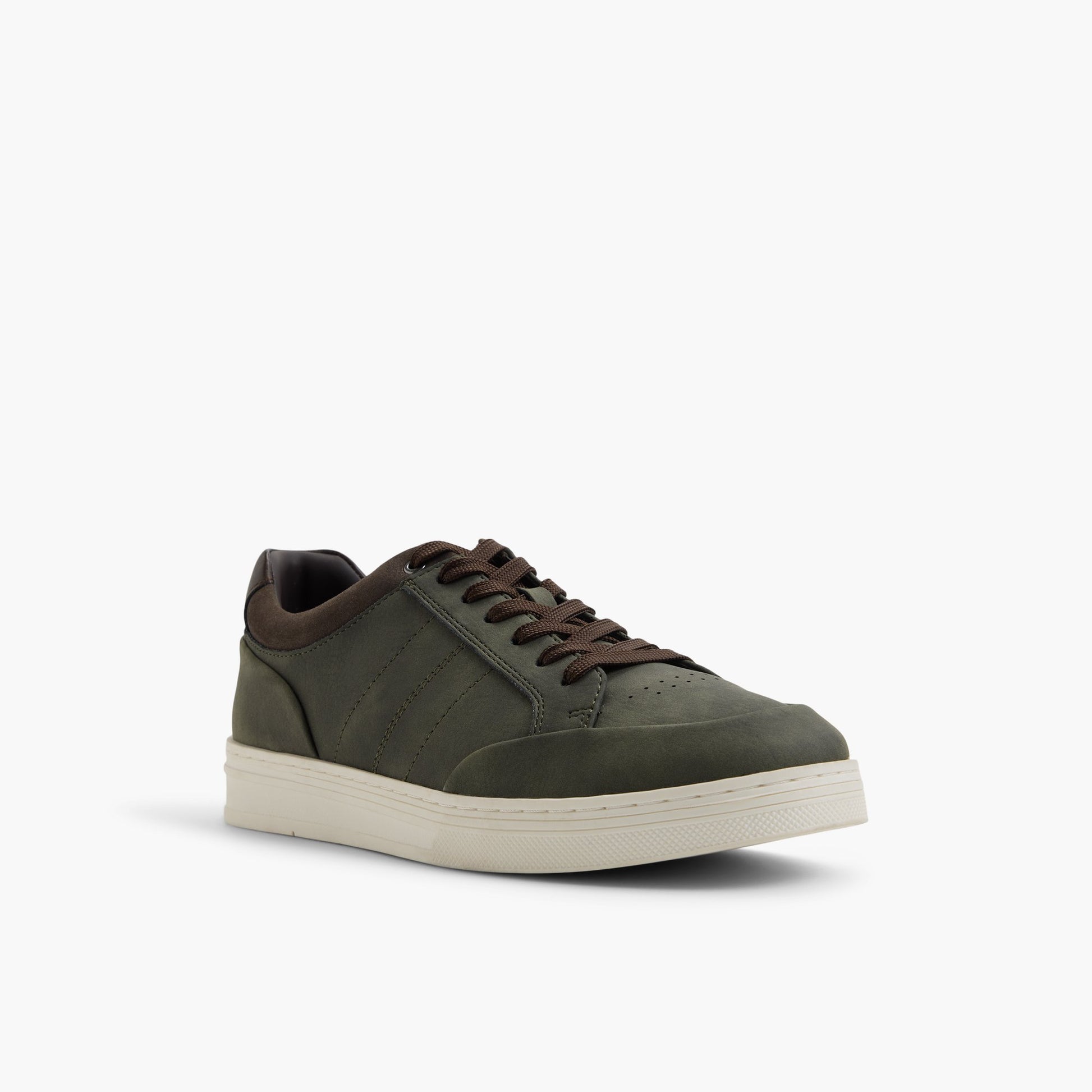 Test FR:Three-quarter angle of Khaki Dunkirk Chaussures à lacets's front side