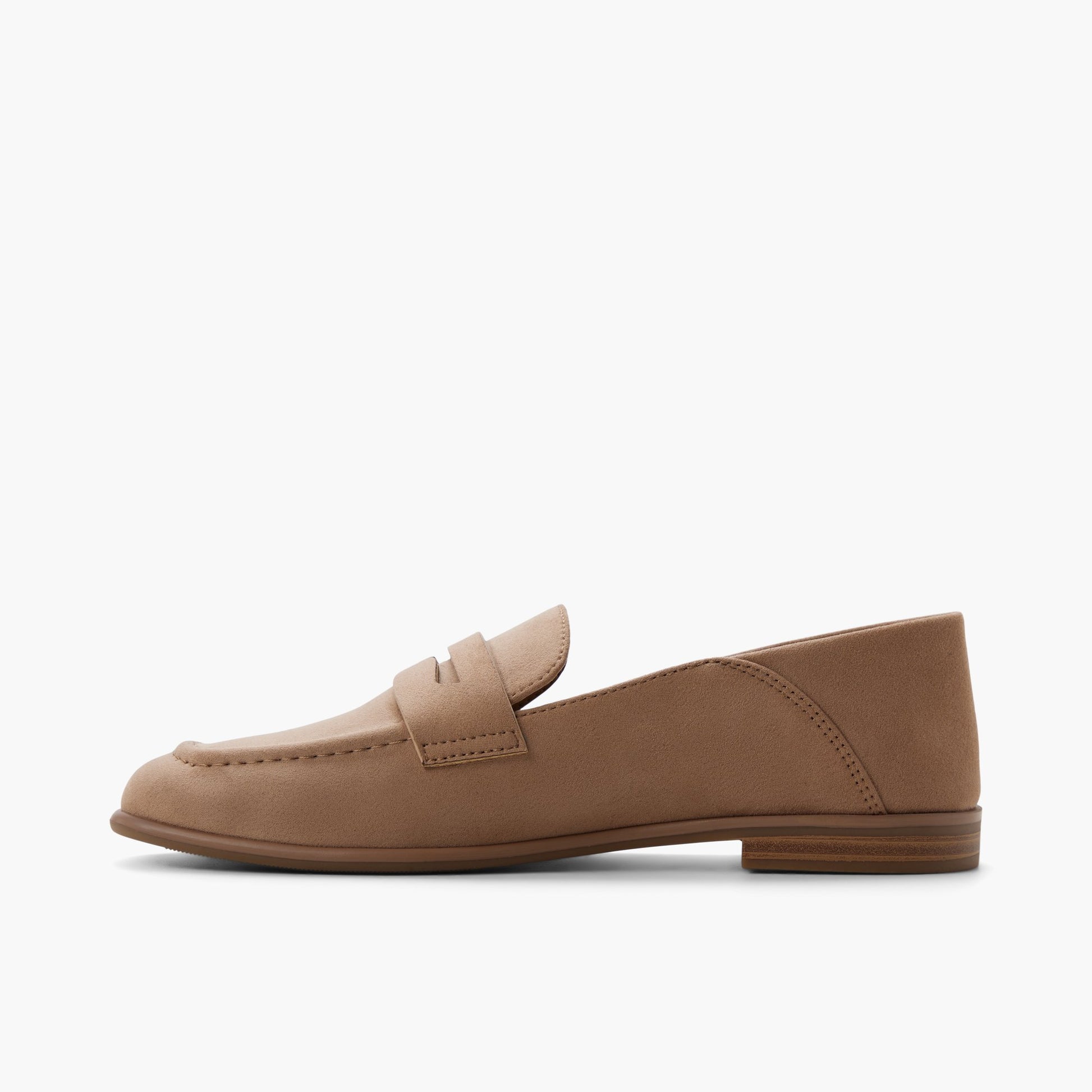 Side view of Light brown Darry Loafers