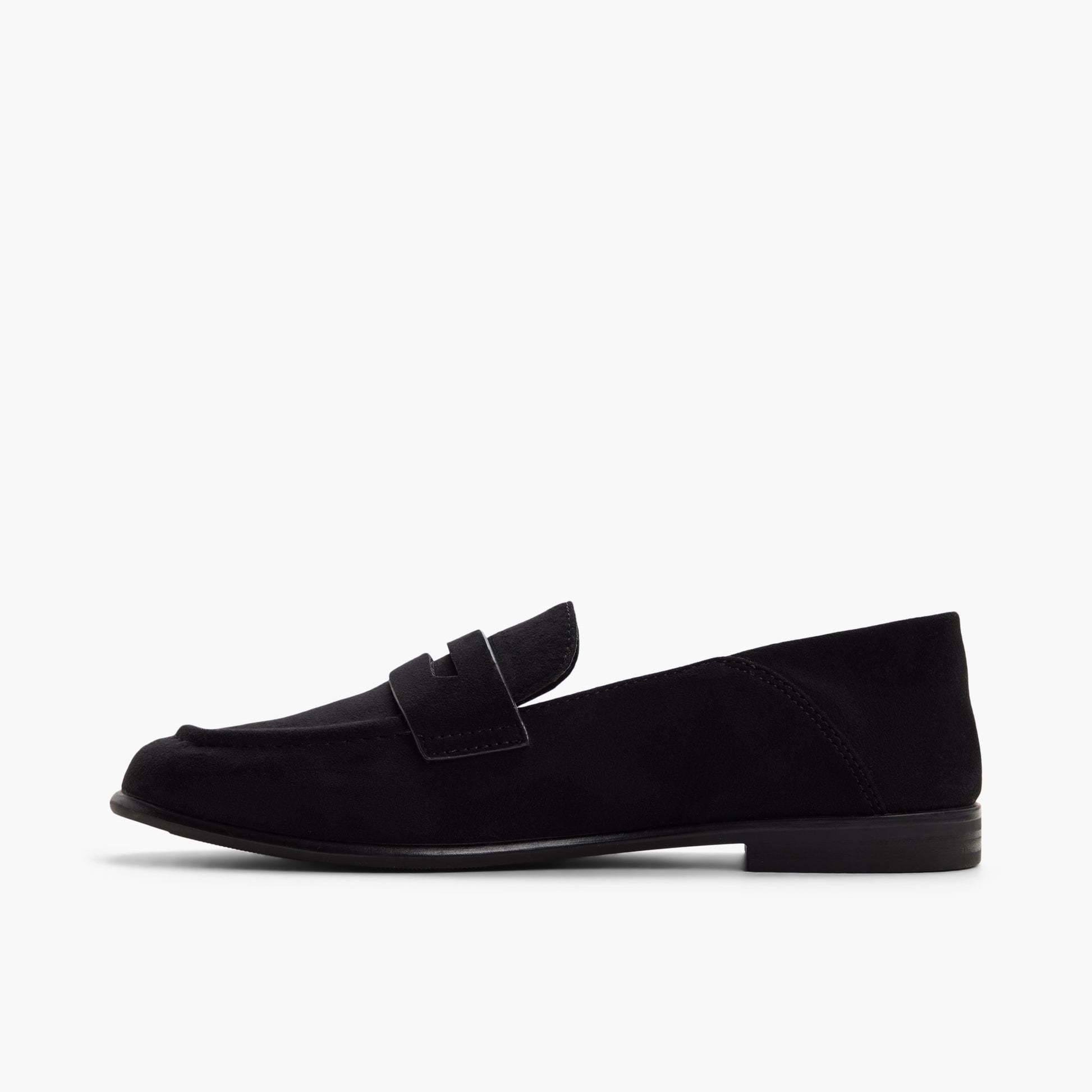 Side view of Black Darry Loafers
