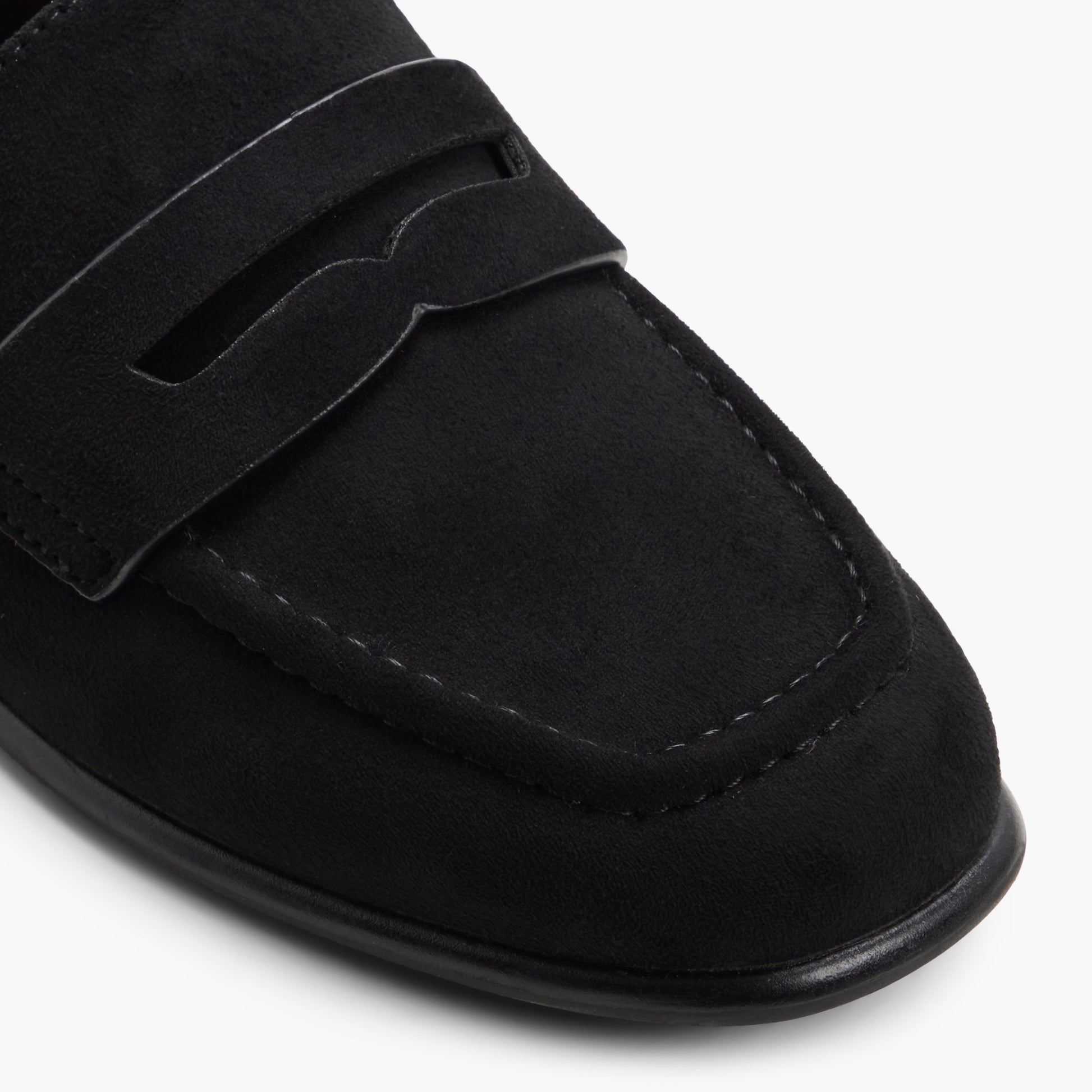 Close-up of the Black Darry Loafers