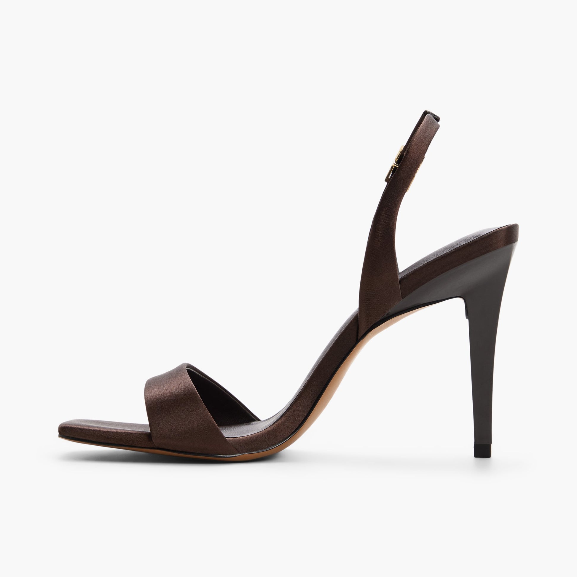 Side view of Other brown Andraya Heeled Sandals