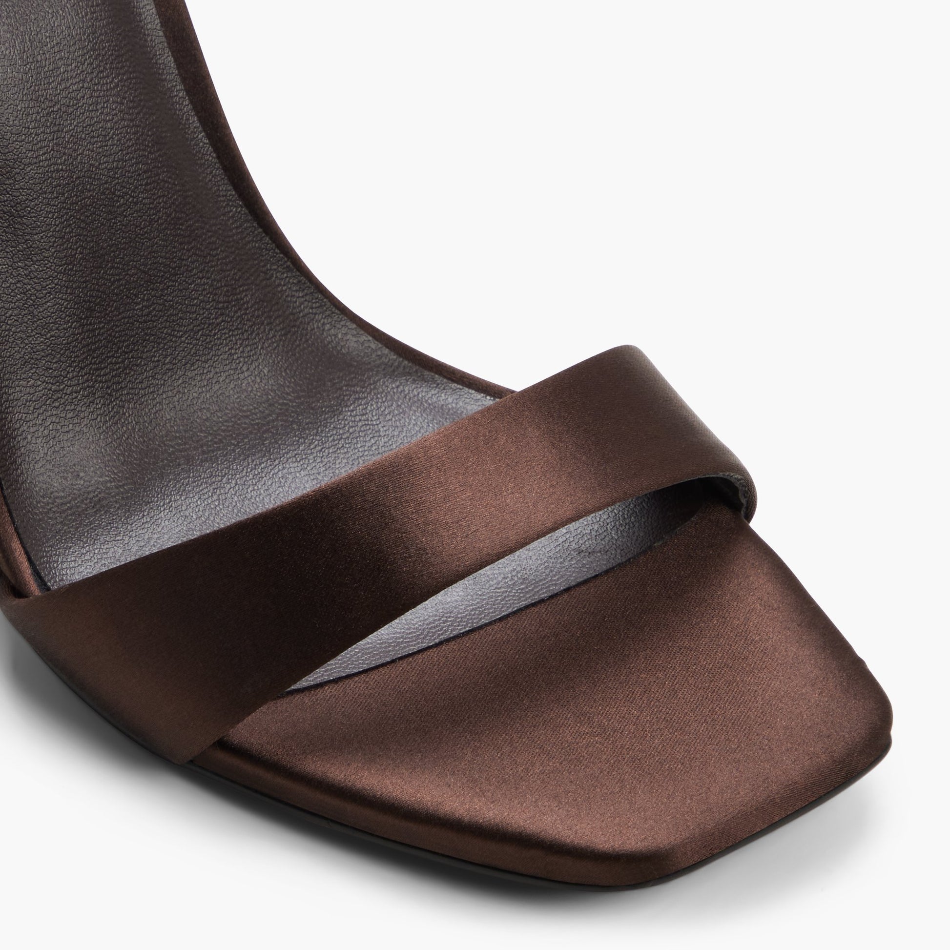 Close-up of the Other brown Andraya Heeled Sandals